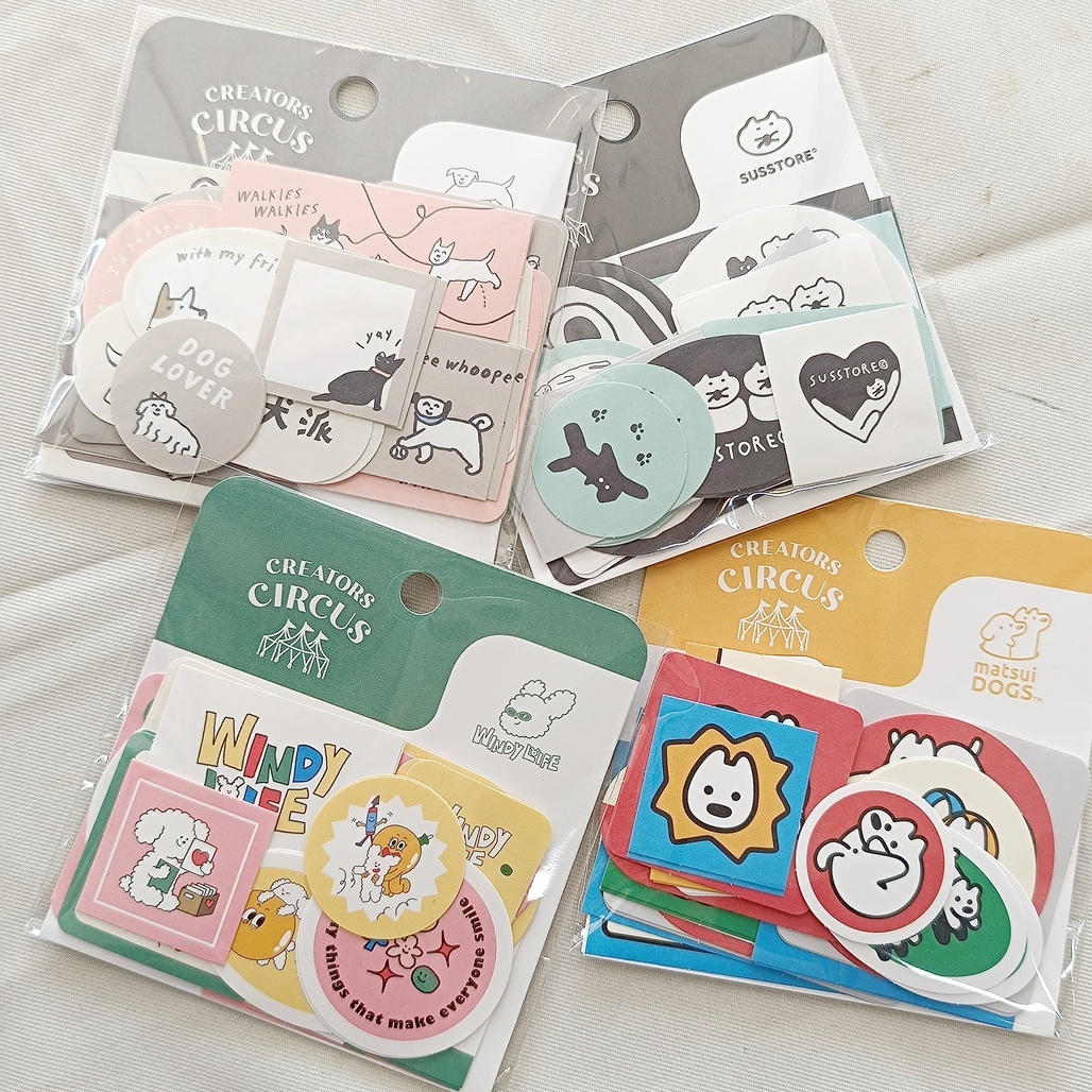 日本Creators Circus x 創作者 貼紙包 共四款