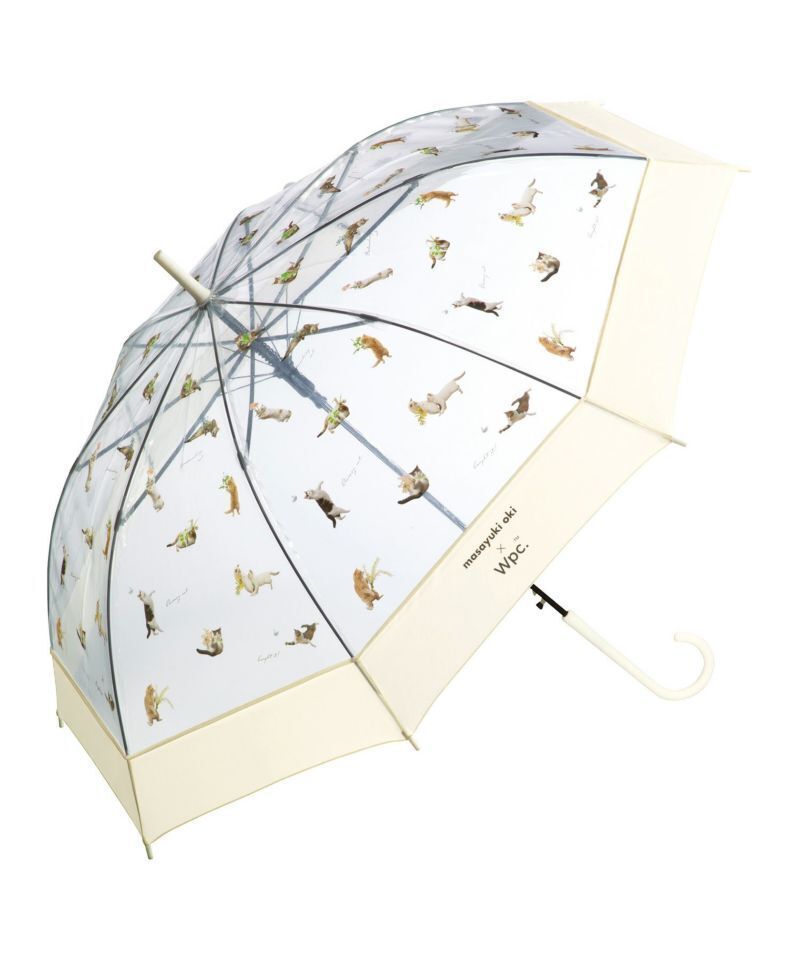 【直播】W.P.C x Masayuki Oki LX031723 花店貓咪透明長雨傘