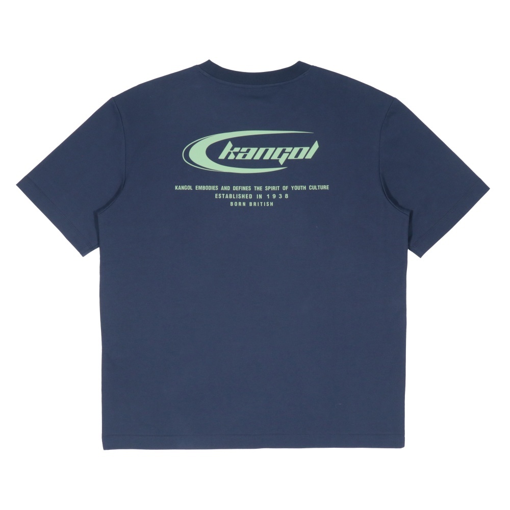 KANGOL 中性 深藍 經典 圓領T 短袖 6525100180