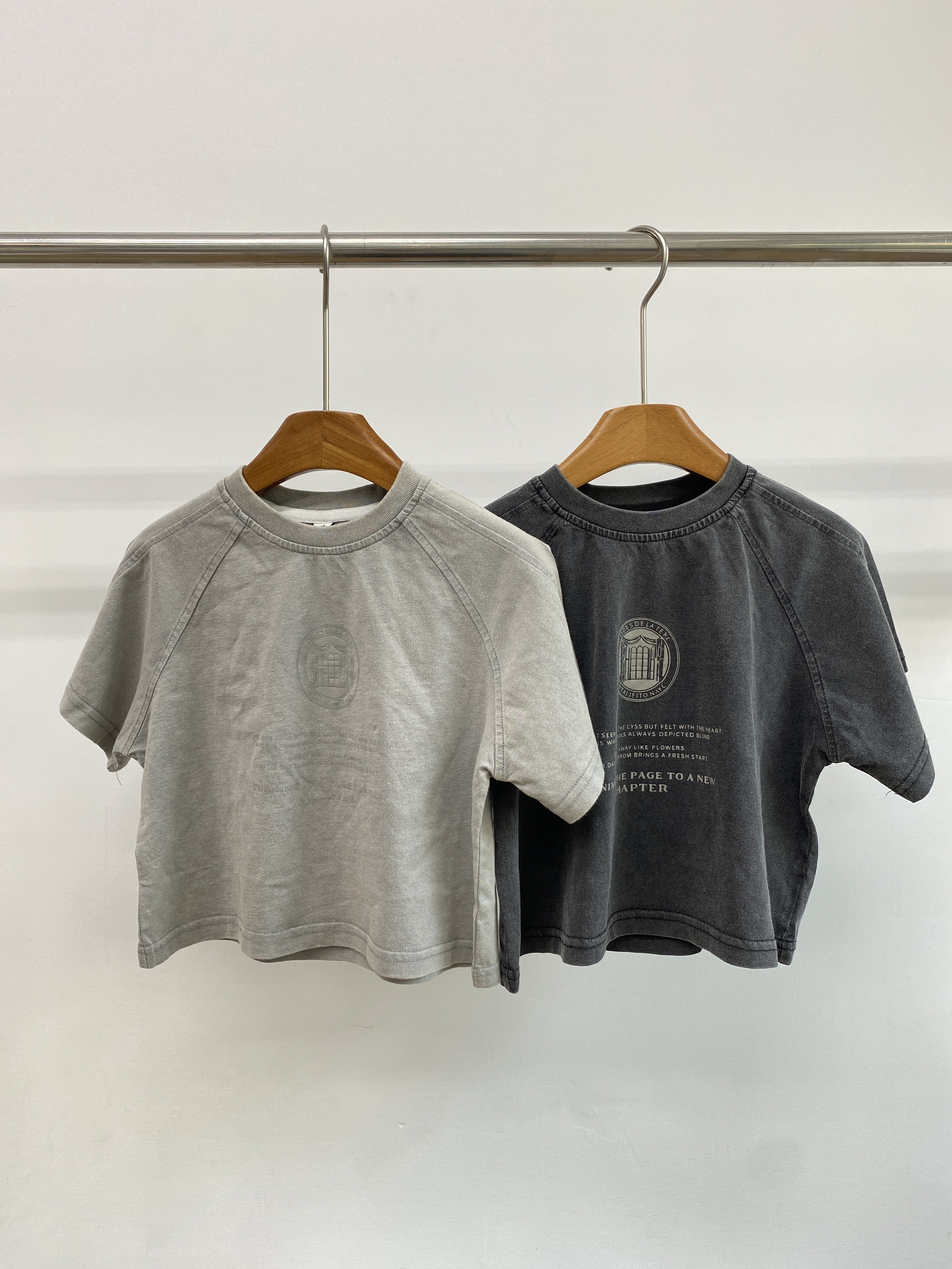 A04499美式水洗色上衣