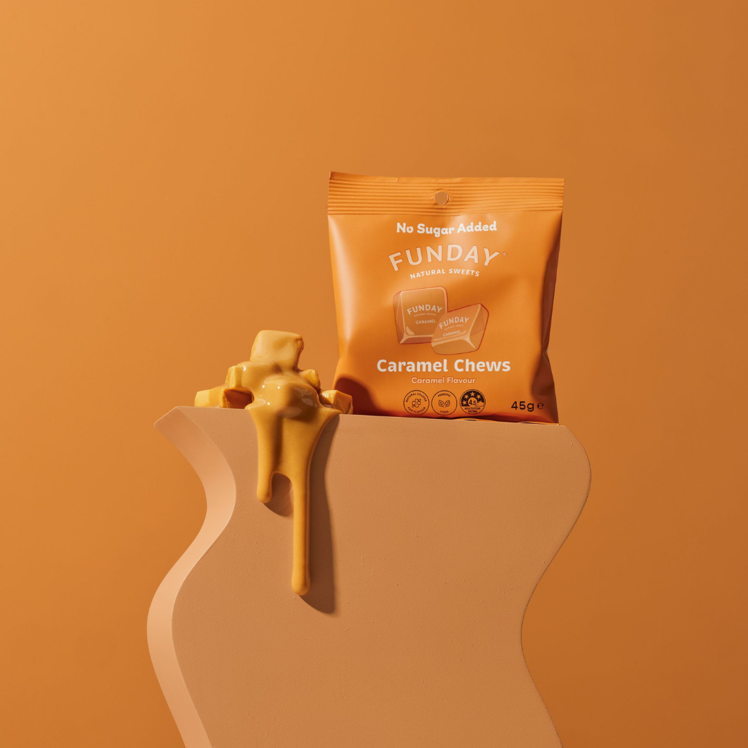 Funday 純素無添加糖 焦糖嚼糖 45g