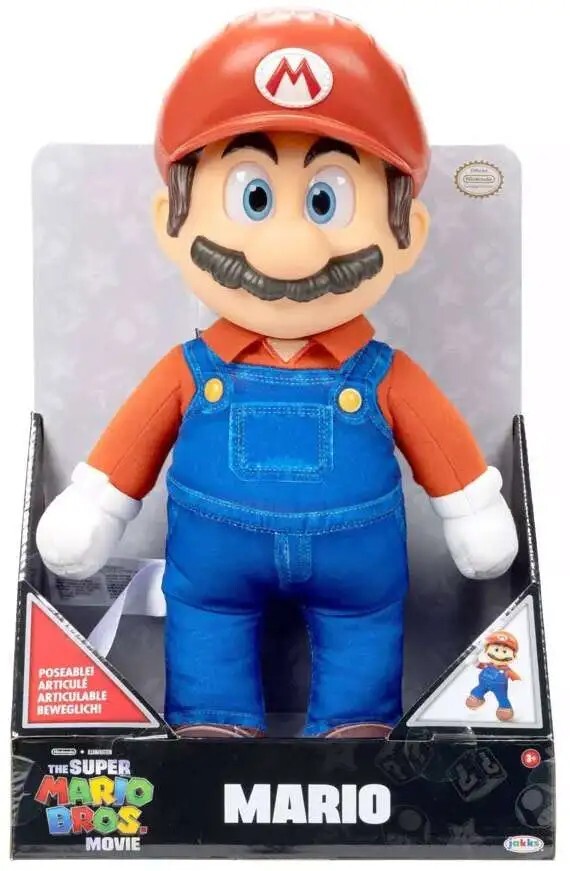 Super Mario Movie 12" Roto Plush Mario