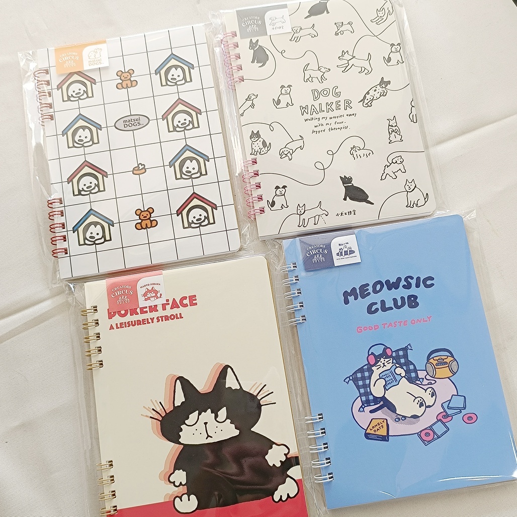 日本Creators Circus x 創作者 B6線圈筆記本 共四款