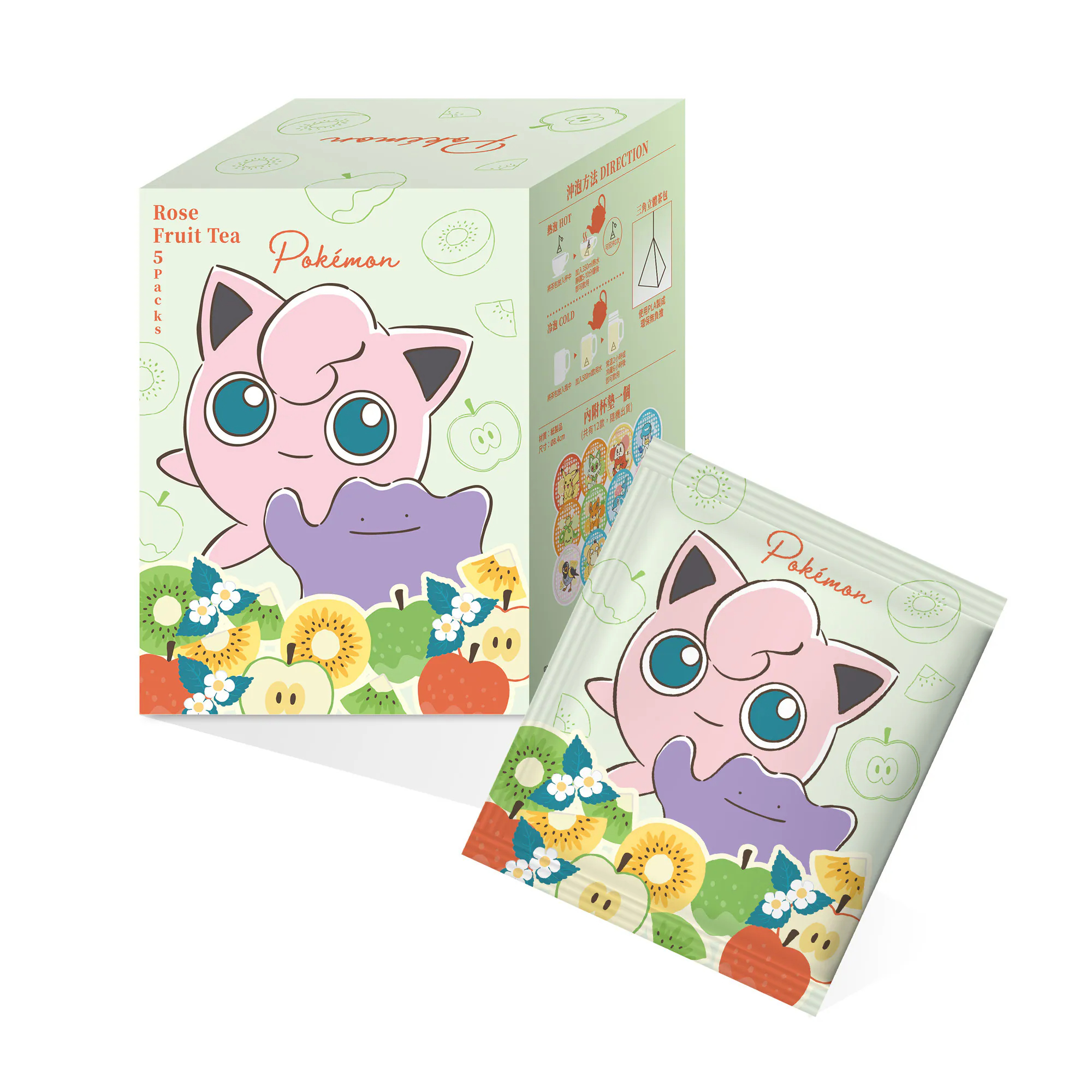 寶可夢-花果茶-香甜時光屋(胖丁&百變怪)