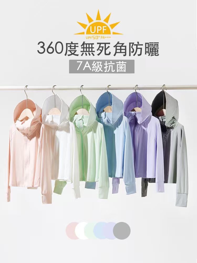 冰絲涼感抗紫外線親子防曬外套(90-160/M-L)