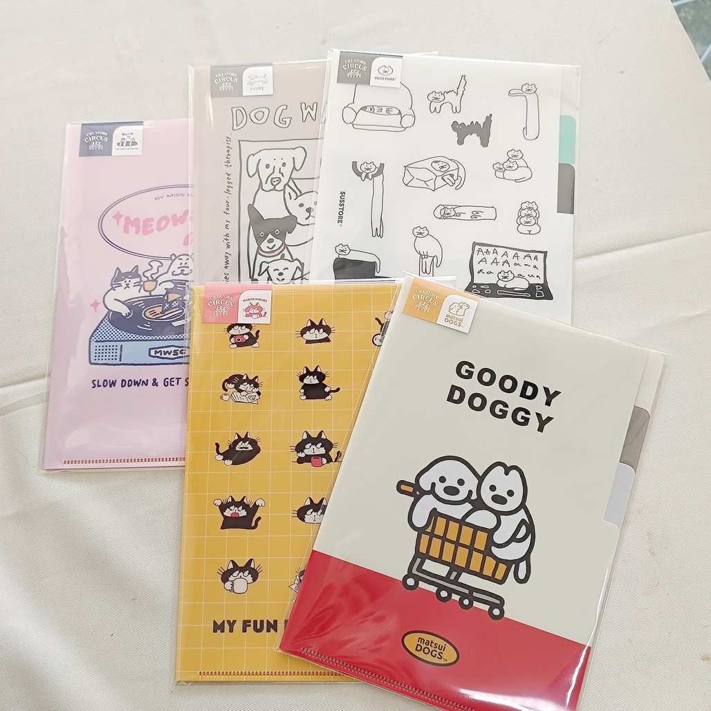 日本Creators Circus x 創作者 A5三層資料夾 共五款