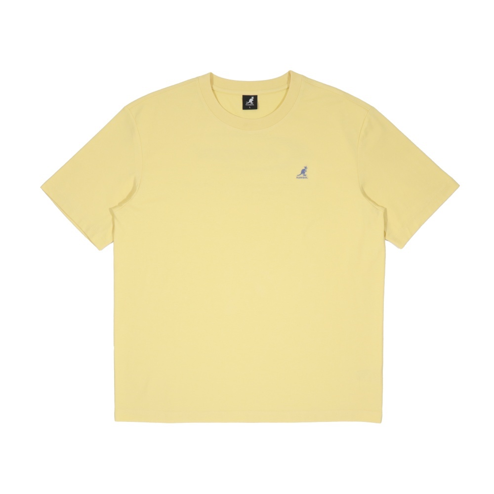 KANGOL 中性 黃 經典 圓領T 短袖 6525100161