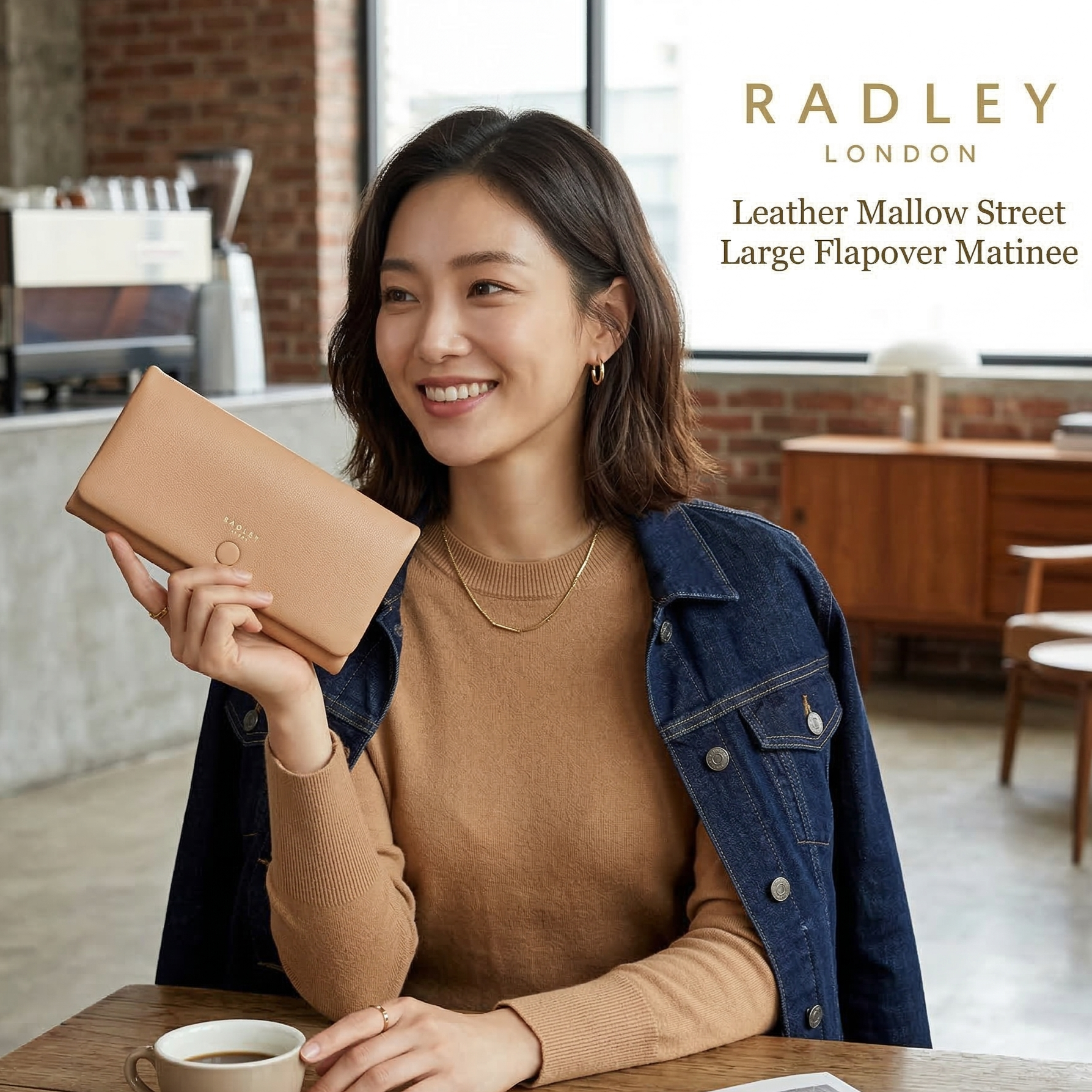 【預購】K031757  Radley London  皮革翻蓋長夾