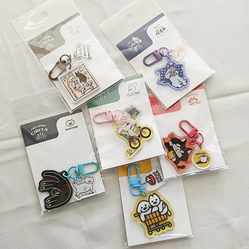 日本Creators Circus x 創作者 壓克力鑰匙扣吊飾 共六款