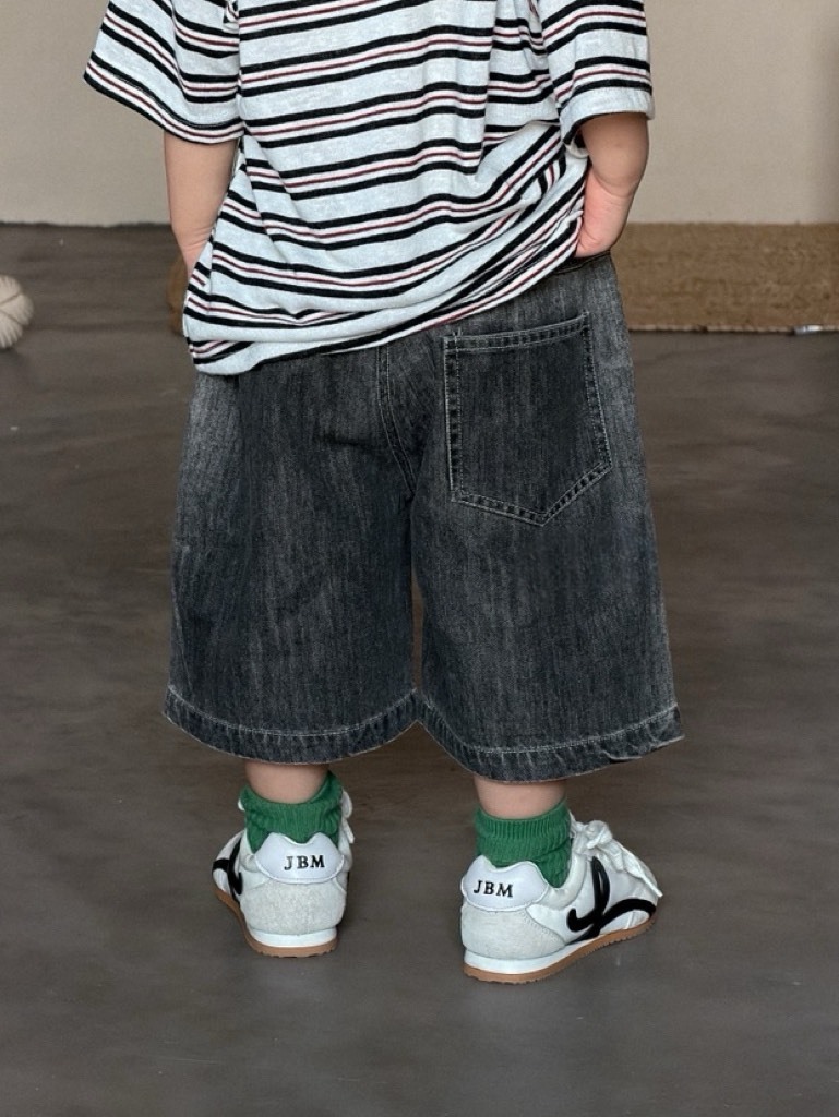 仿舊水洗牛仔褲