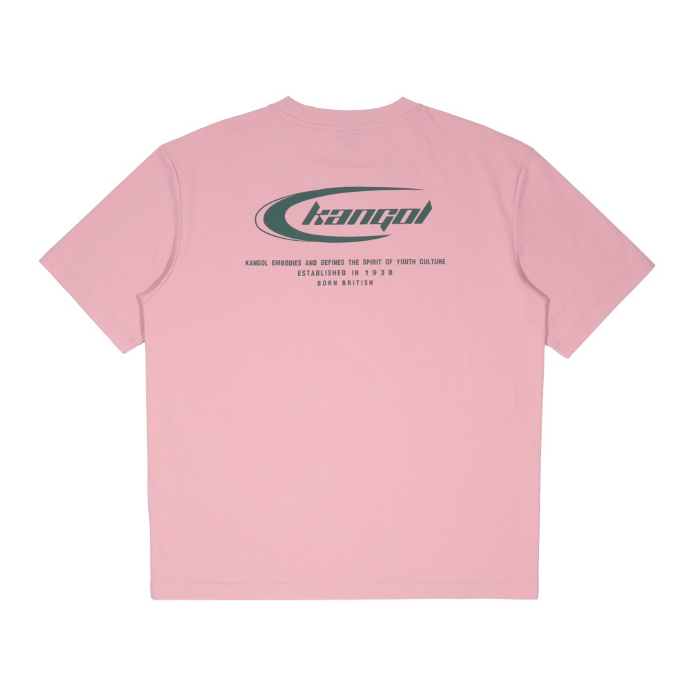 KANGOL 中性 粉 經典 圓領T 短袖 6525100141