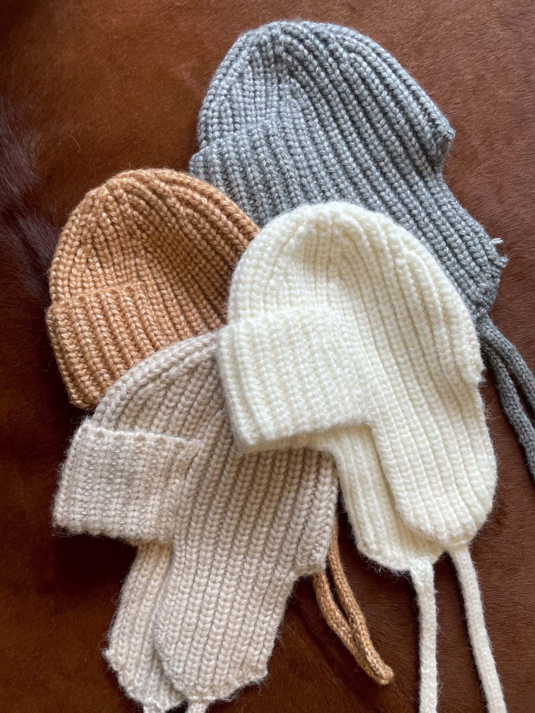 #17毛帽(灰/咖/卡其/白 )＃帽子樣板售出不退不換