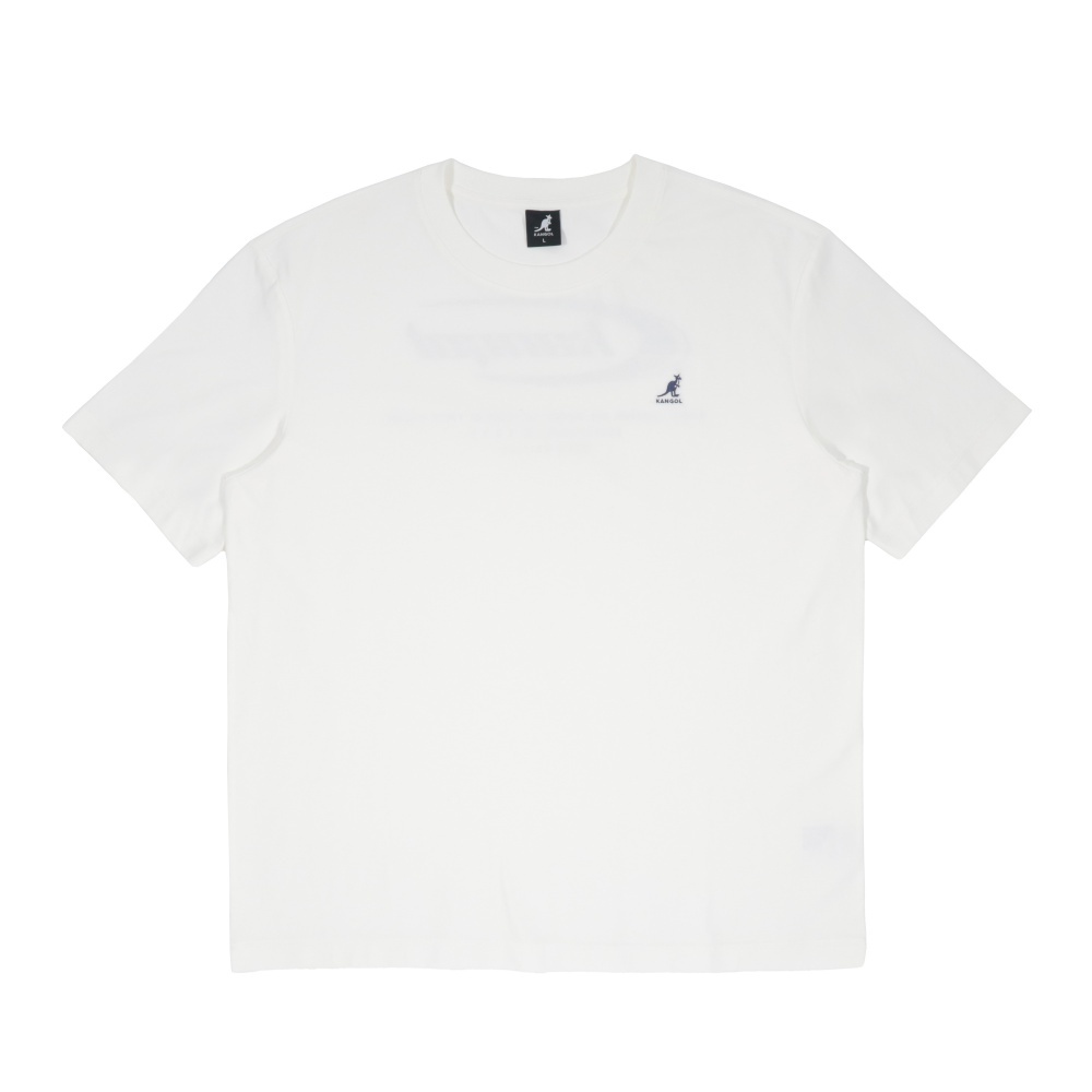 KANGOL 中性 白 經典 圓領T 短袖 6525100100