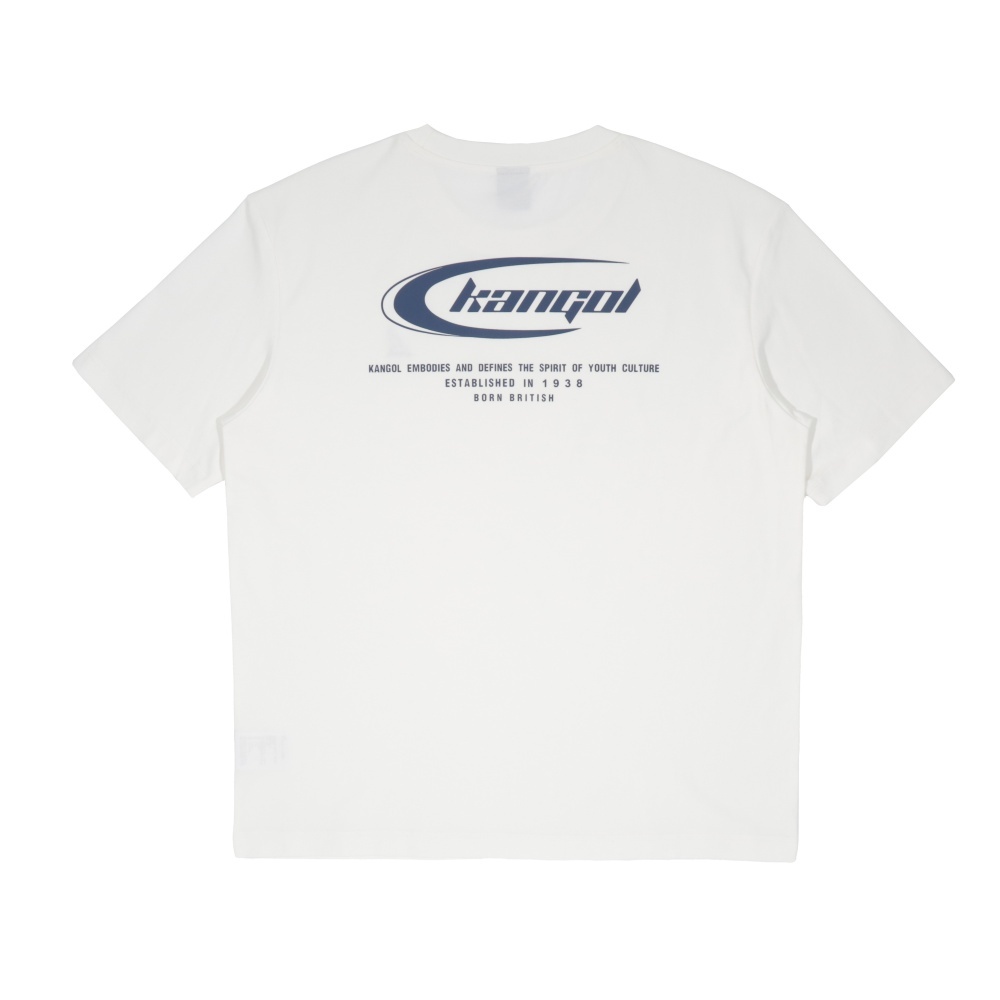 KANGOL 中性 白 經典 圓領T 短袖 6525100100