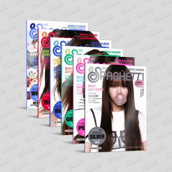LE SSERAFIM - SPAGHETTI [首張單曲專輯] (COMPACT版)