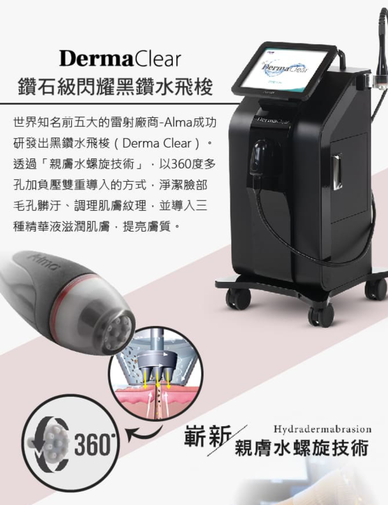 【獨家快閃４天★黑鑽頂規醫美組 】黑鑽水飛梭 x2堂 + 玻尿酸保濕面膜  x1箱 + 膠原蛋白面膜 x1箱