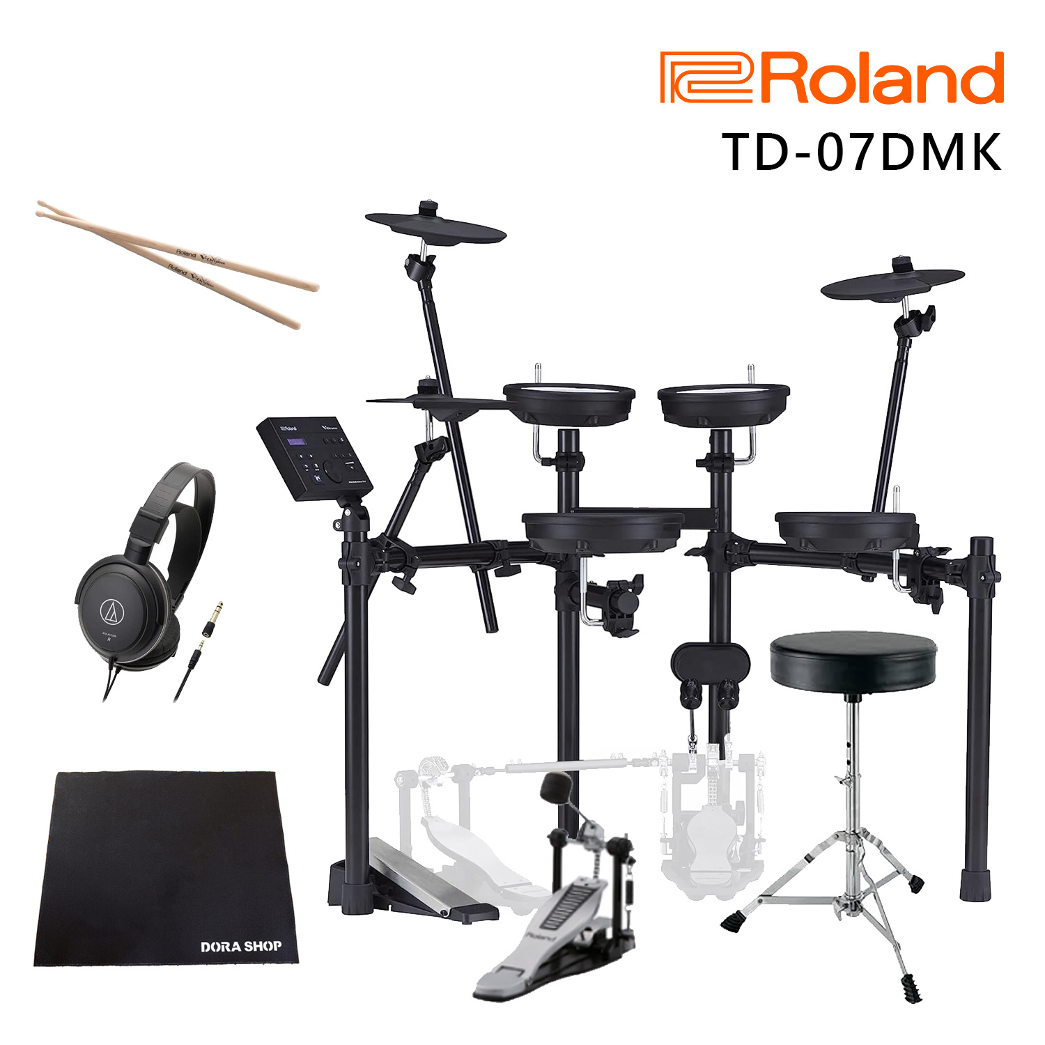 可到府安裝 ROLAND TD-07DMK 電子套鼓 TD-07系列 入門款 電子鼓 贈耳機 鼓毯 鼓棒 鼓椅