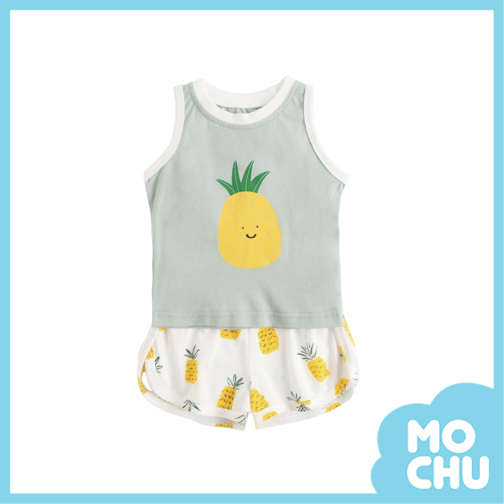 (18-24M現貨)黃黃鳳梨背心套裝