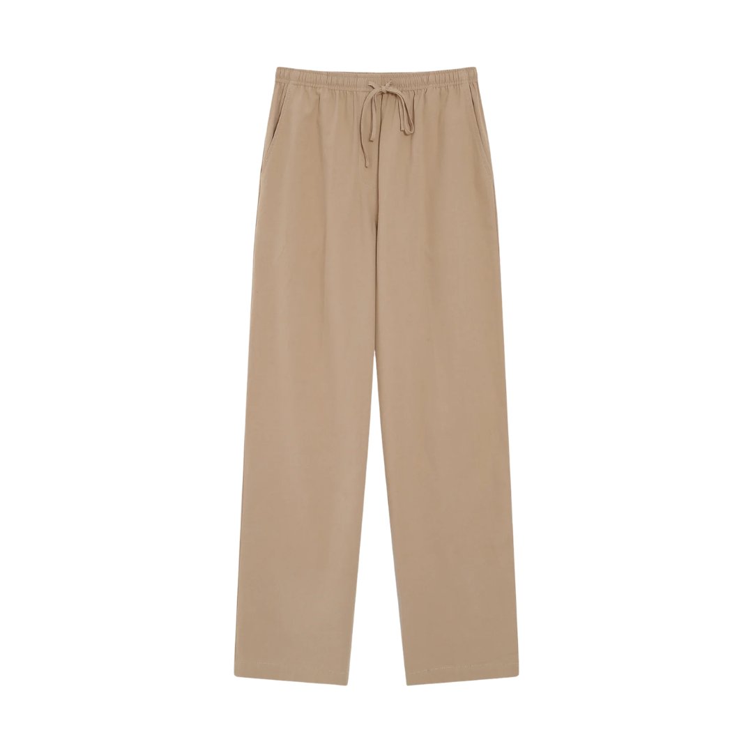 1GM0329-019 [GRACE & MILA] Straight Cotton Pants Sable Rhode #SS2613003 (C-EU-E)