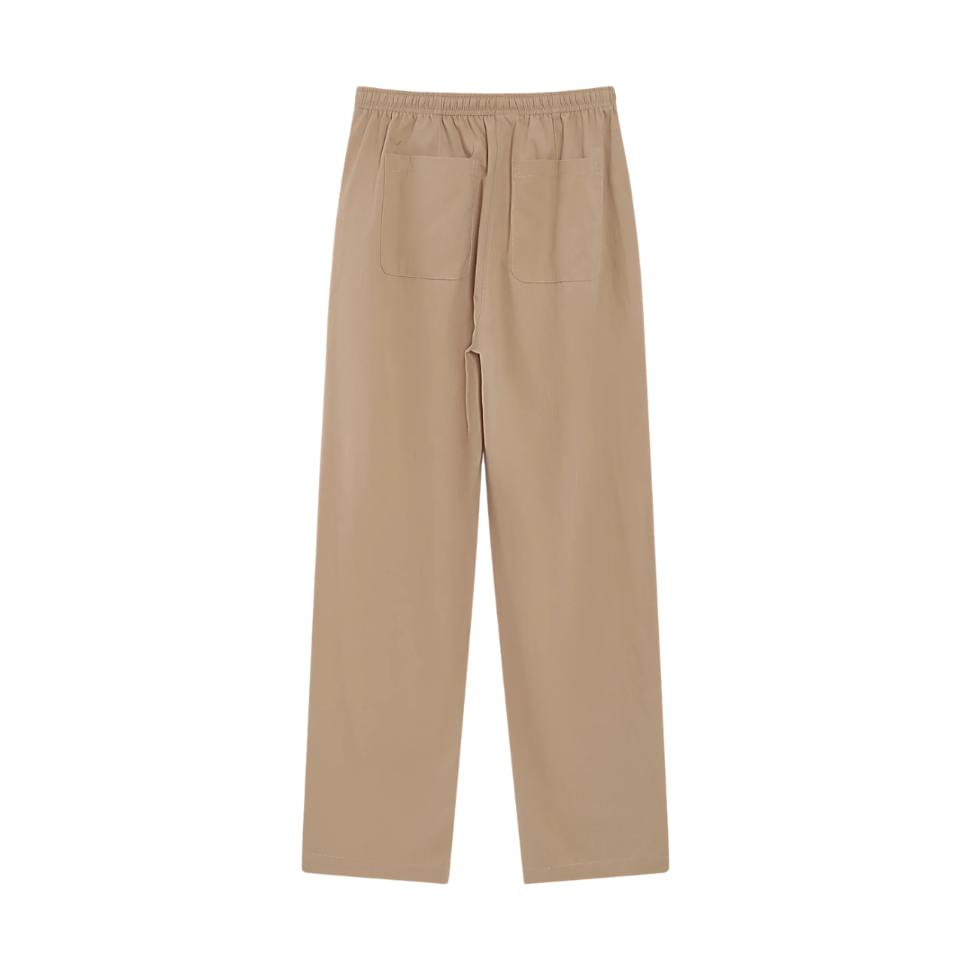 1GM0329-019 [GRACE & MILA] Straight Cotton Pants Sable Rhode #SS2613003 (C-EU-E)