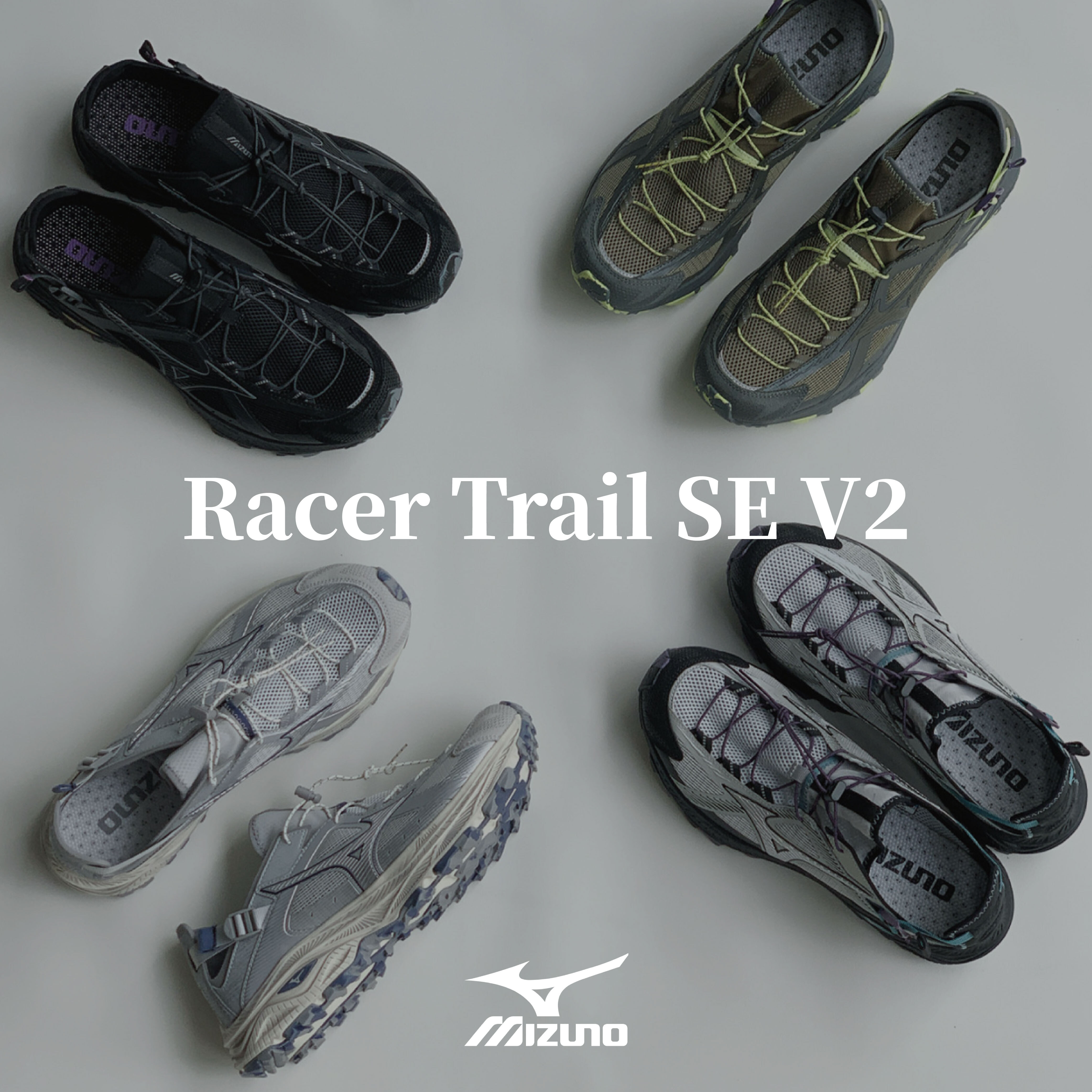 Mizuno 美津濃 Racer Trail SE V2 戶外機能 黑色 軍綠 銀灰 灰黑 快速抽繩 山系 復古 溯溪鞋 戶外涼鞋 D1GH261201 D1GH261202 D1GH261205 D1GH261203