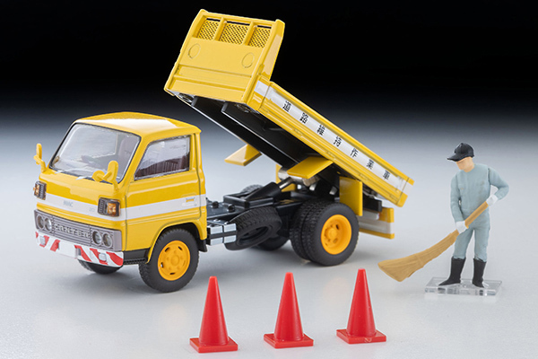 PO-$270 * TOMYTEC * 1:64 LV-N369a Mitsubishi Fuso CanterMunicipal Tipper w/ Figure