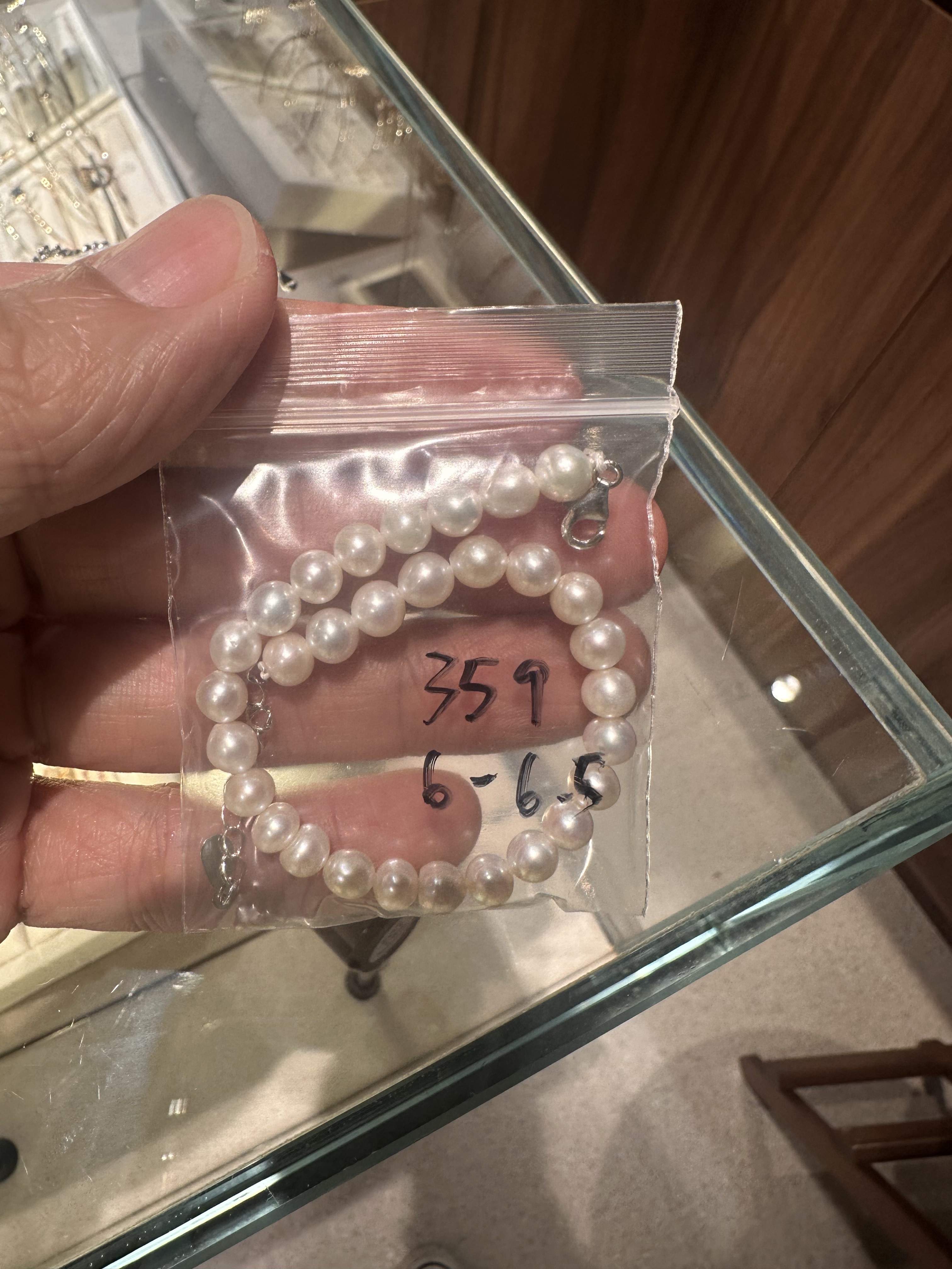 Svb35 (淡水珍珠手鏈 6-6.5mm)