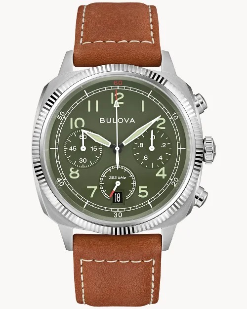 行貨 Bulova Military VWI Special Edition Chronograph 42.5mm 96B482 寶路華軍用 VWI 特別版計時表
