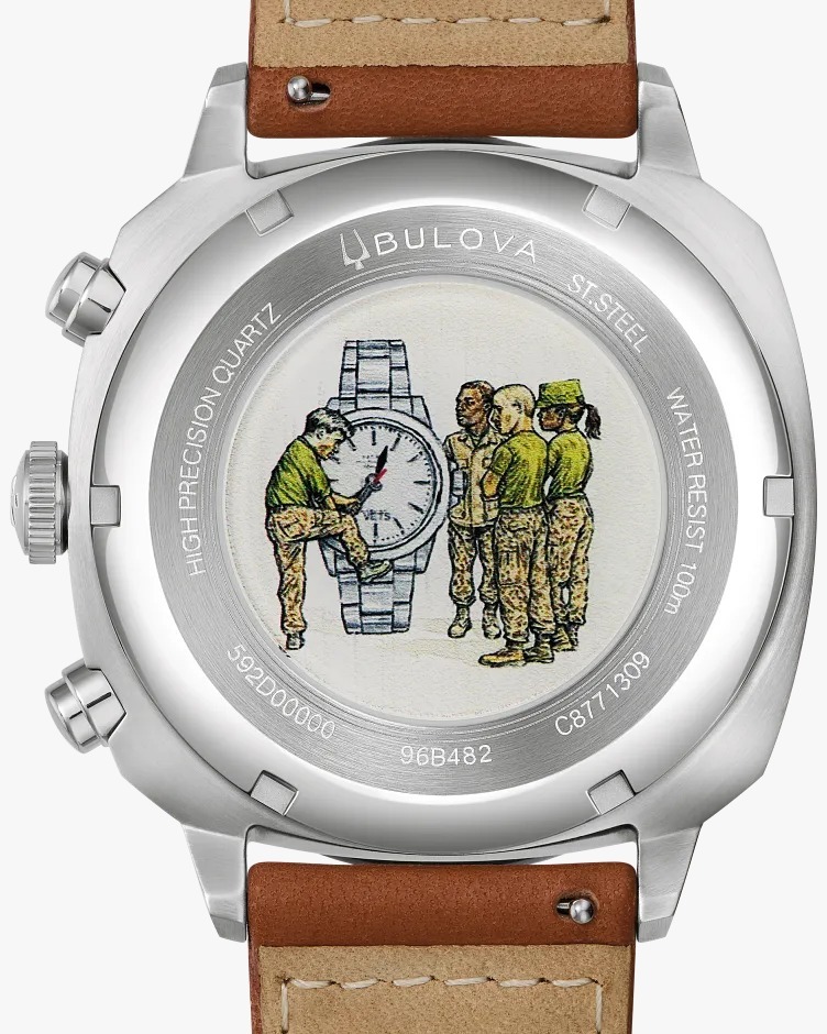 行貨 Bulova Military VWI Special Edition Chronograph 42.5mm 96B482 寶路華軍用 VWI 特別版計時表