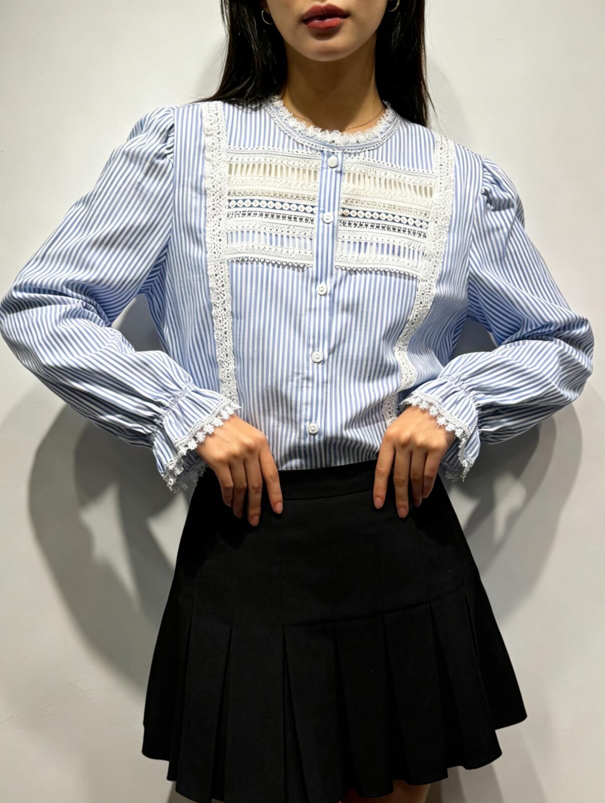SK03 Korea Stripe blouse