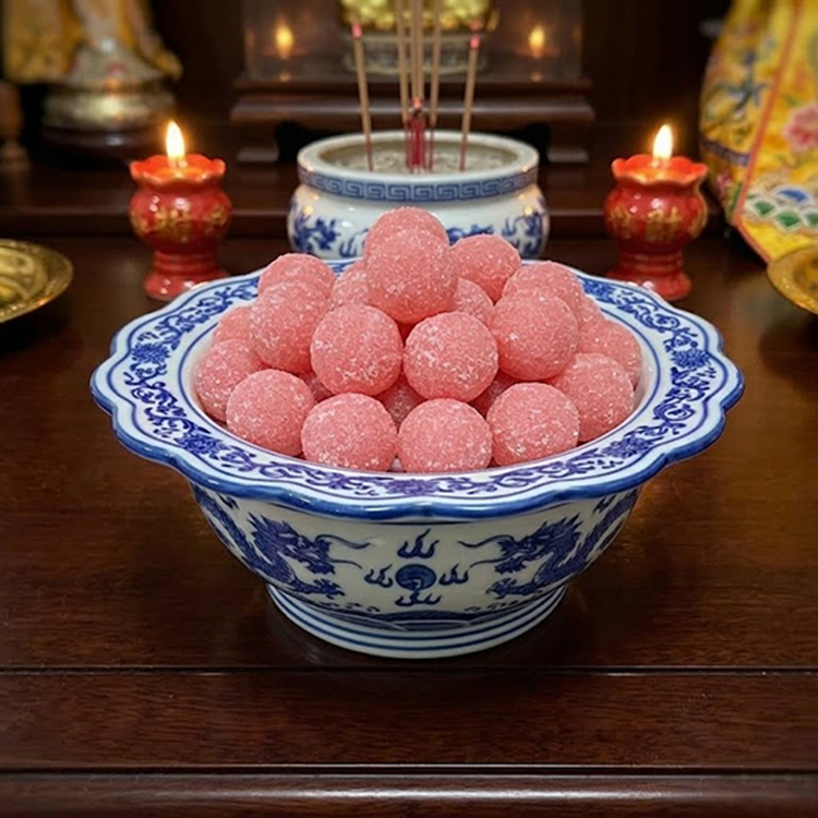 拜拜糖果,紅圓軟糖,拜拜供品