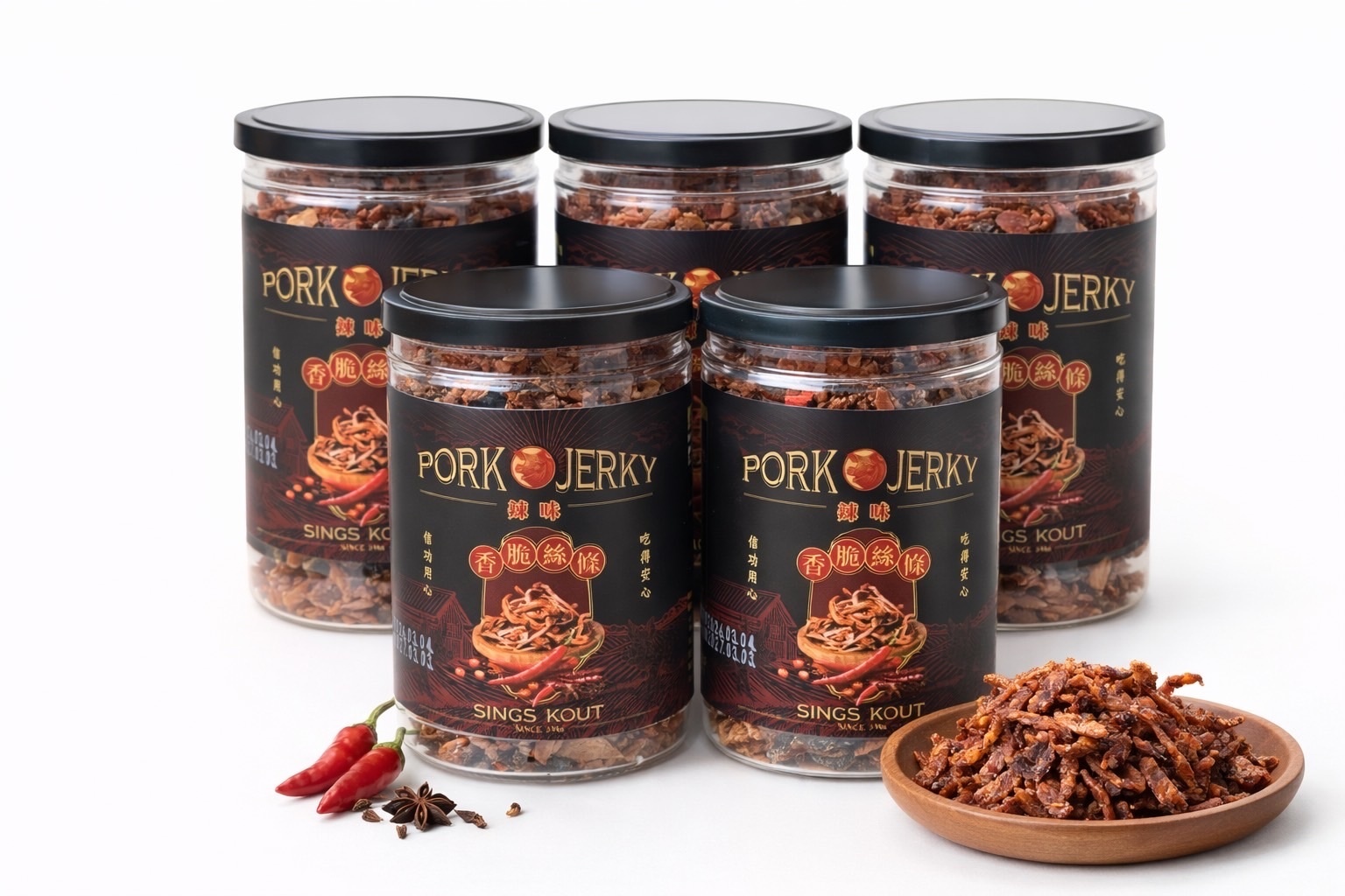 信功肉品香脆絲條（辣味）