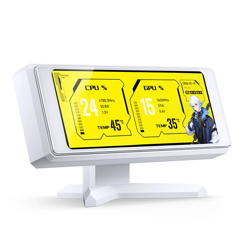 Jonsbo DS339 3.39 吋 IPS 副螢幕模組 -黑/白