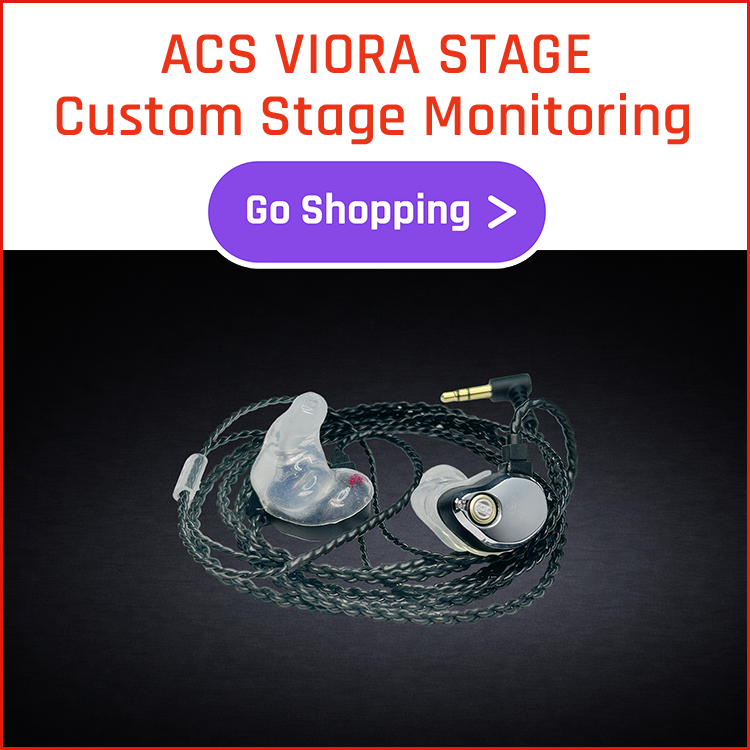 ACS VIORA STAGE 入耳式監聽耳機產品圖,ACS VIORA STAGE in-ear monitor product image