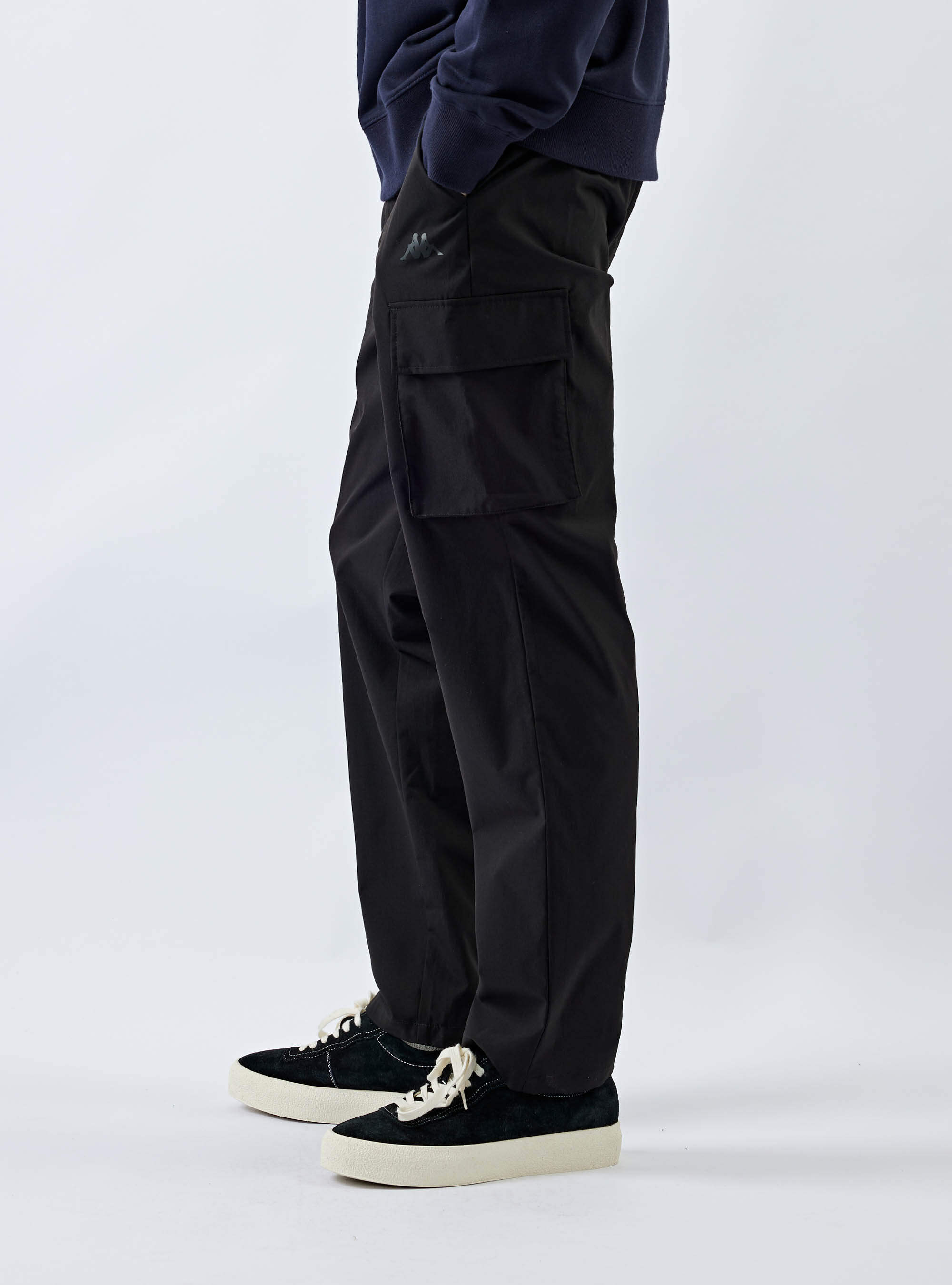 男女適穿 直筒修身口袋休閒長褲