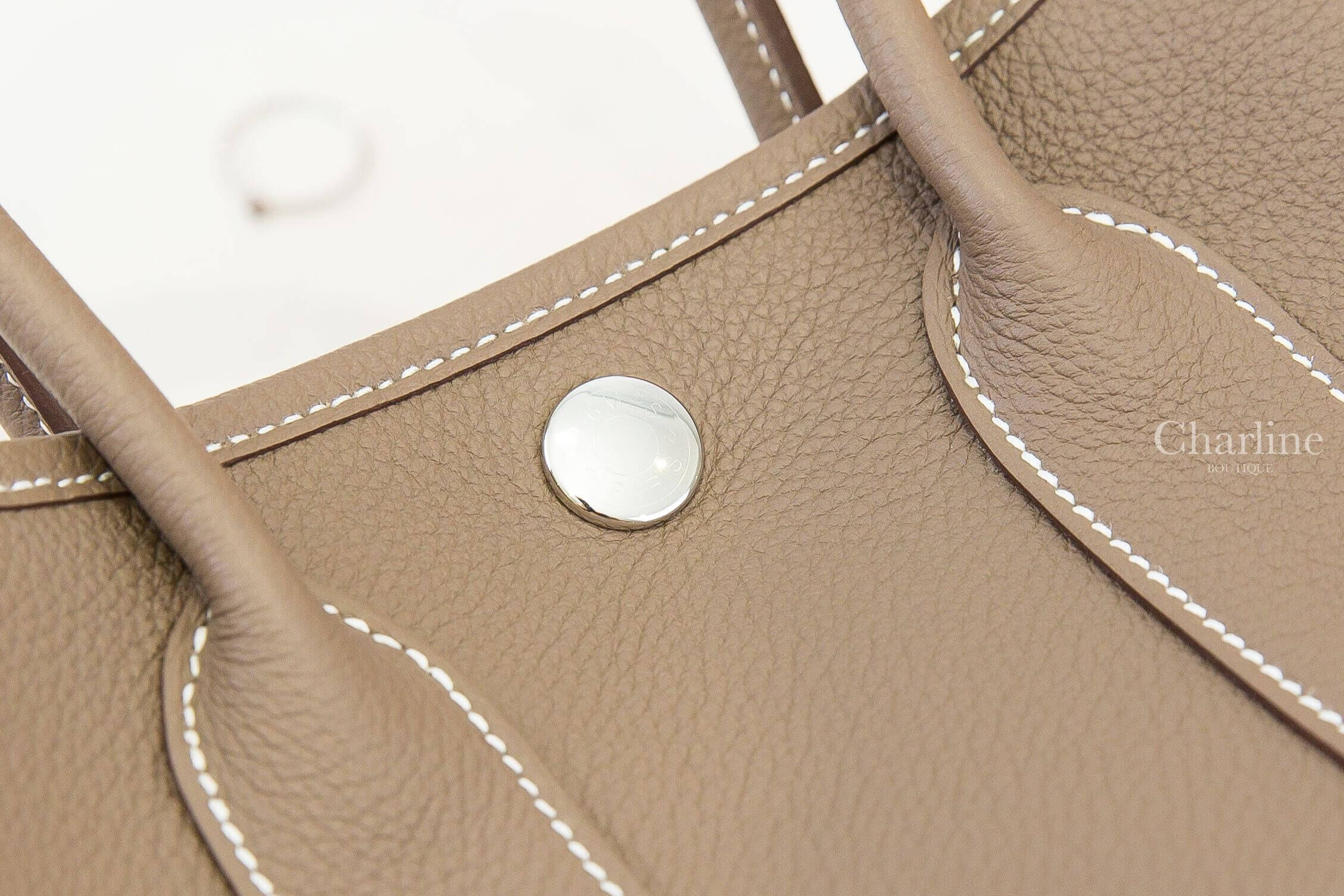Hermès Neo Garden Party 23cm 18 Etoupe Togo 大象灰迷你手提包