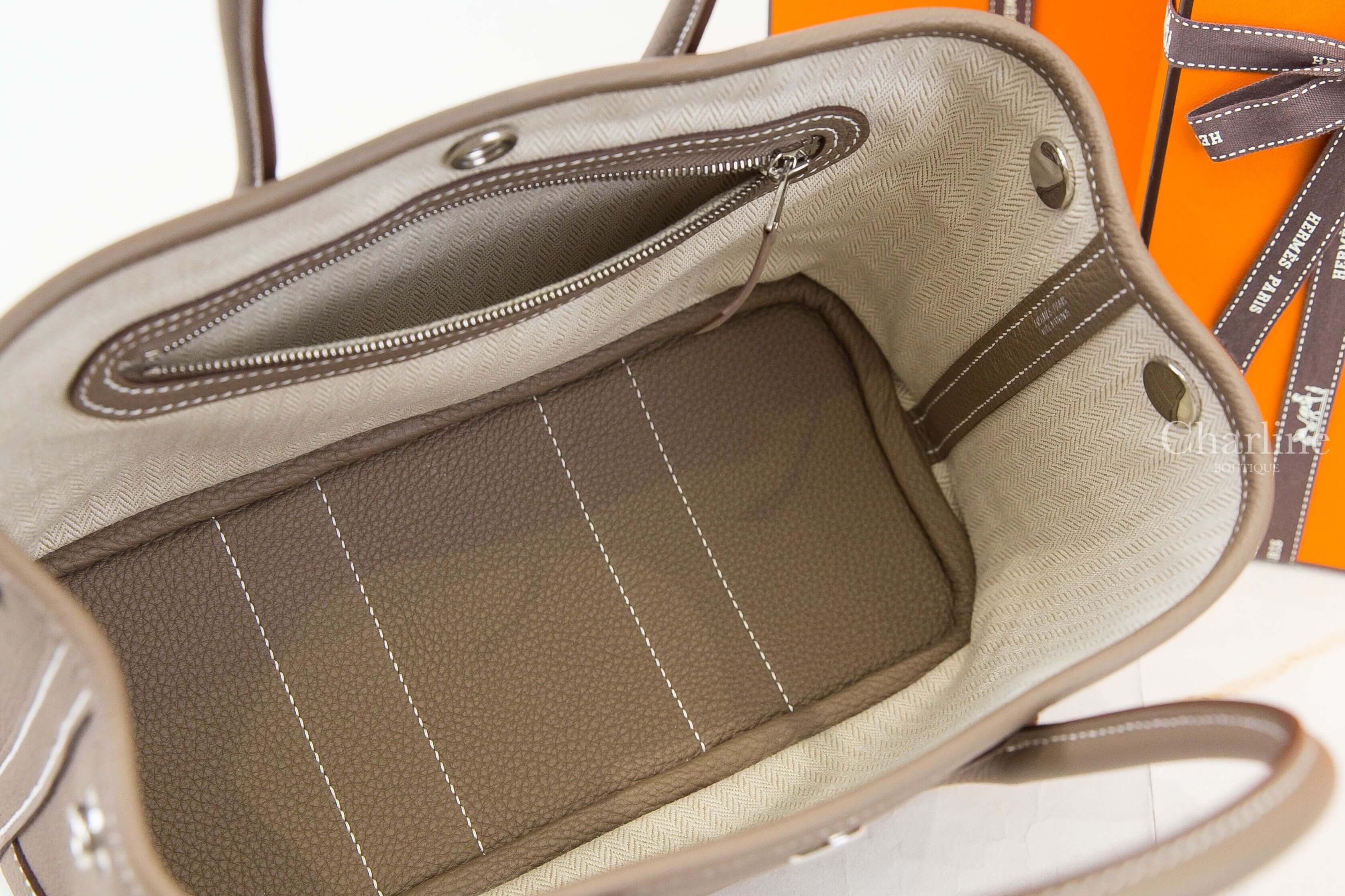 Hermès Neo Garden Party 23cm 18 Etoupe Togo 大象灰迷你手提包-Charline Boutique 精品代購