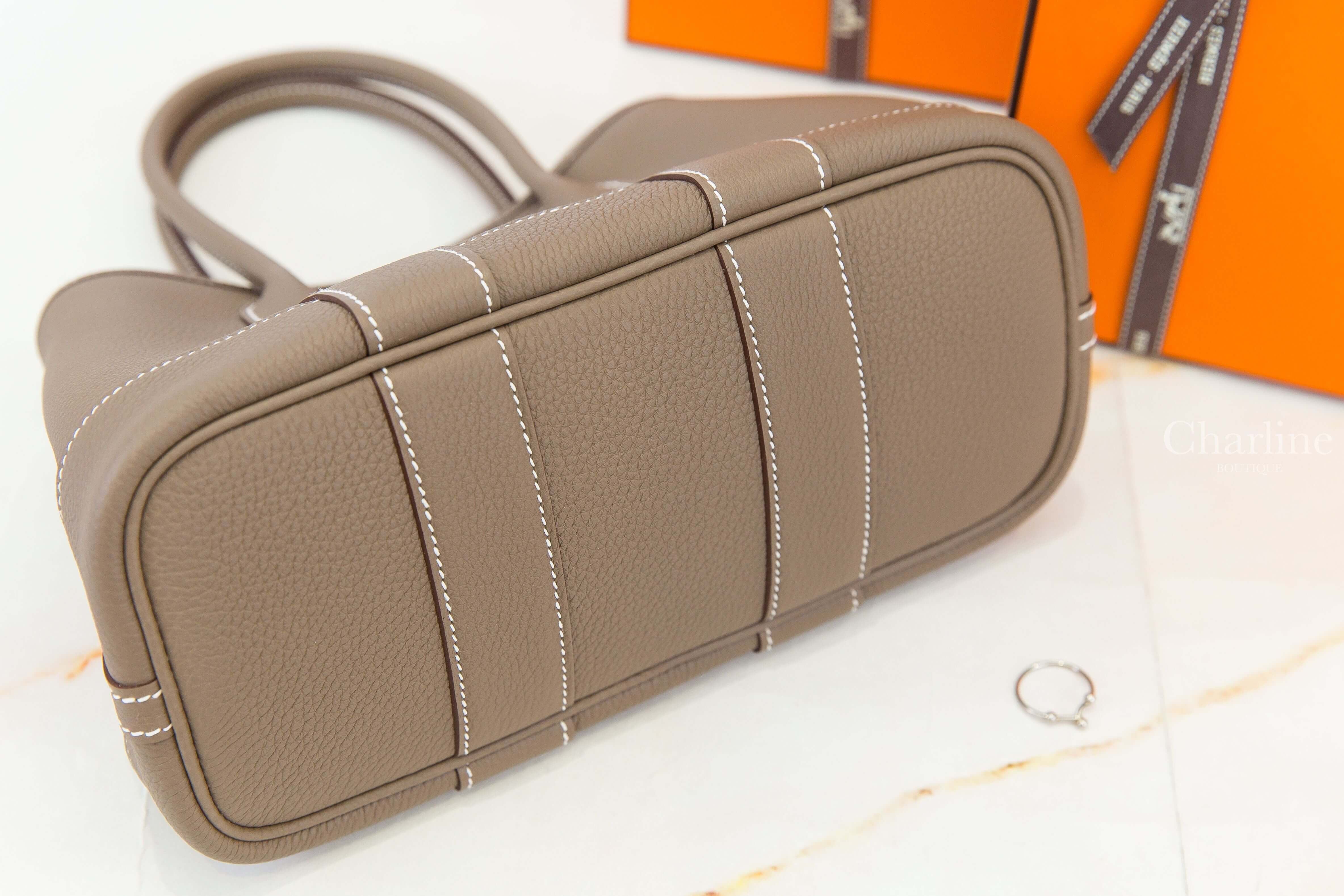 Hermès Neo Garden Party 23cm 18 Etoupe Togo 大象灰迷你手提包-Charline Boutique 精品代購