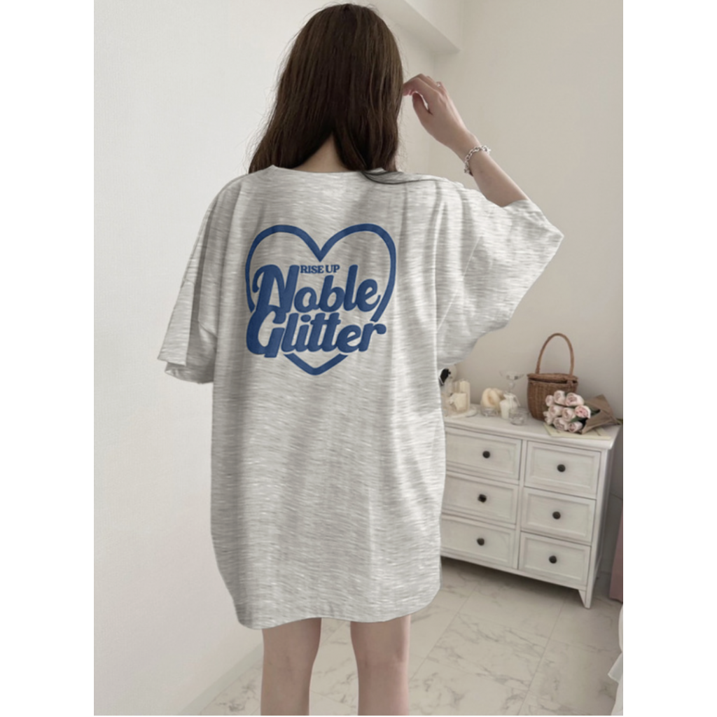 日本🇯🇵GRL 發泡愛心LOGO寬鬆短袖T