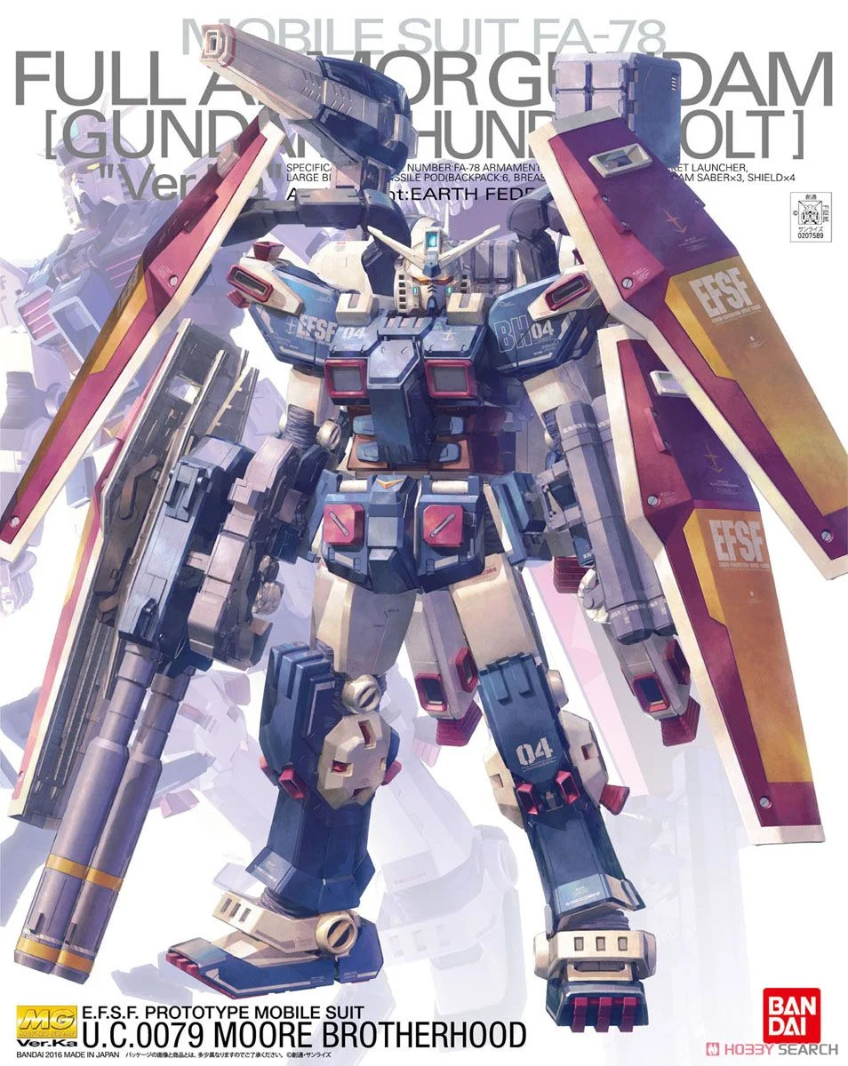 萬代 MG 1/100 全裝甲 鋼彈 Ver.Ka 雷霆 宙域 戰線 組裝模型