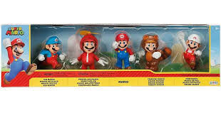 Nintendo 2.5" Figs 5pk-Marios