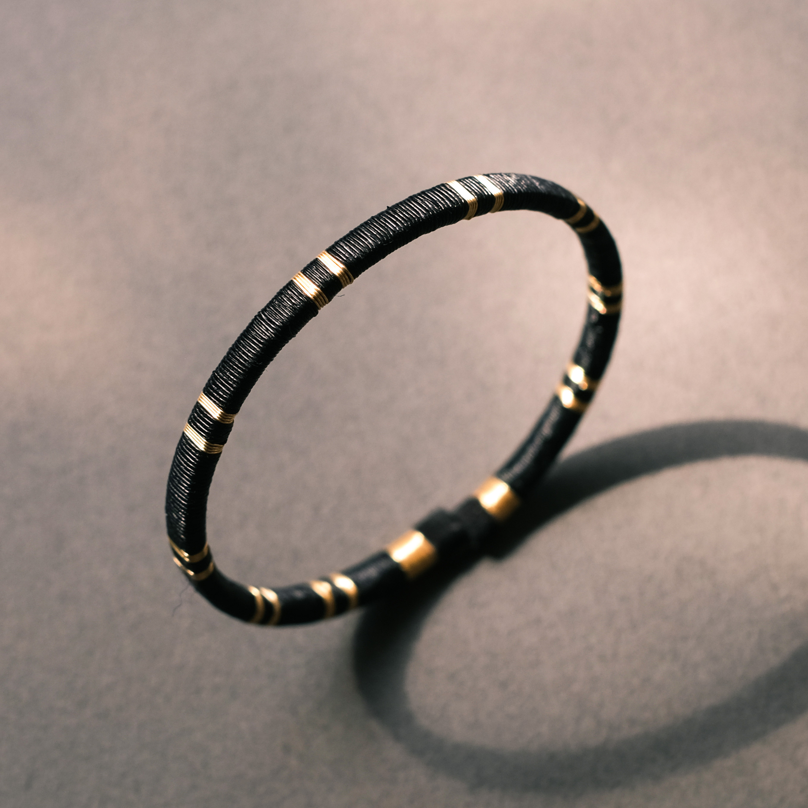 Werregue編織銅手環｜黑金｜哥倫比亞