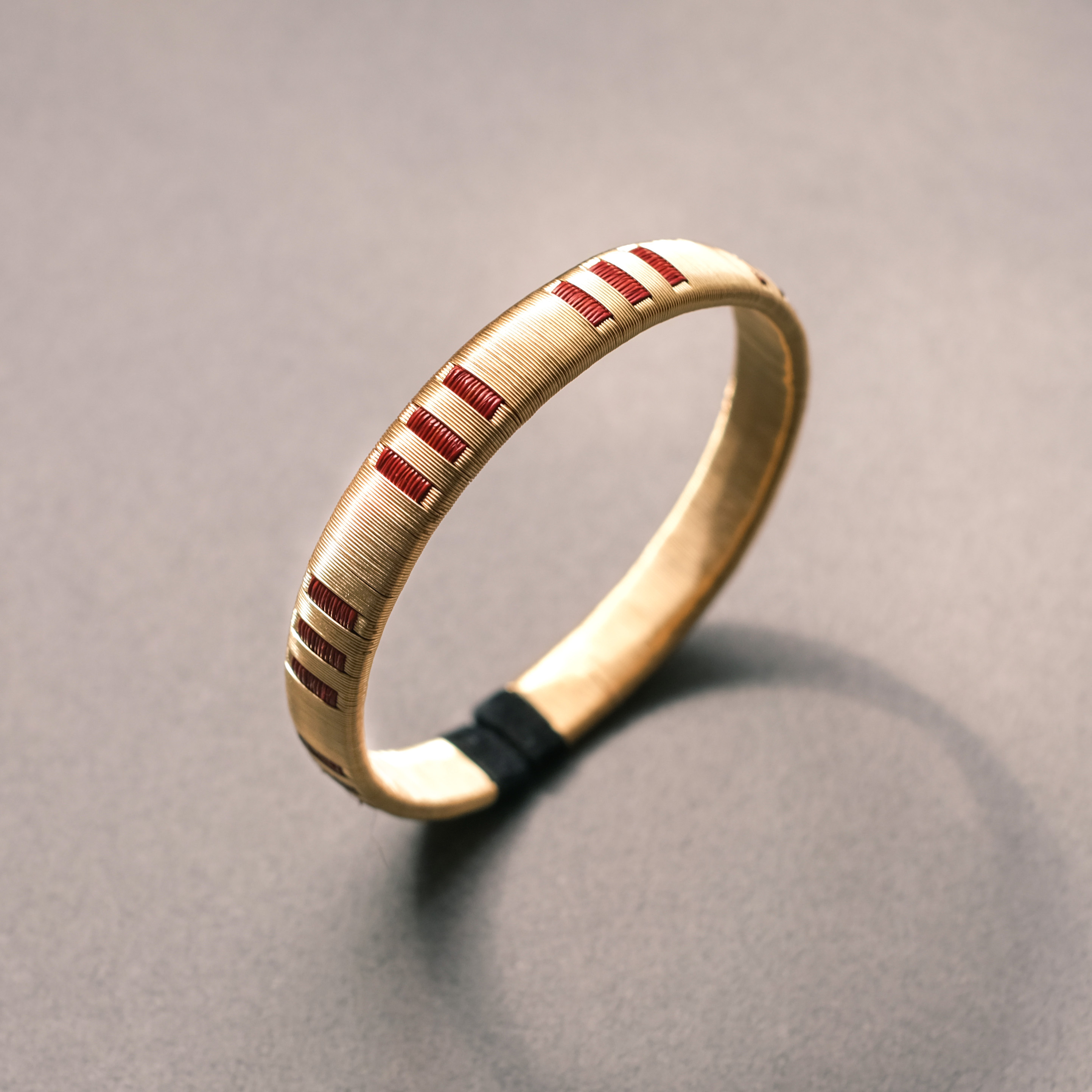Werregue編織銅手環｜褚紅金｜哥倫比亞
