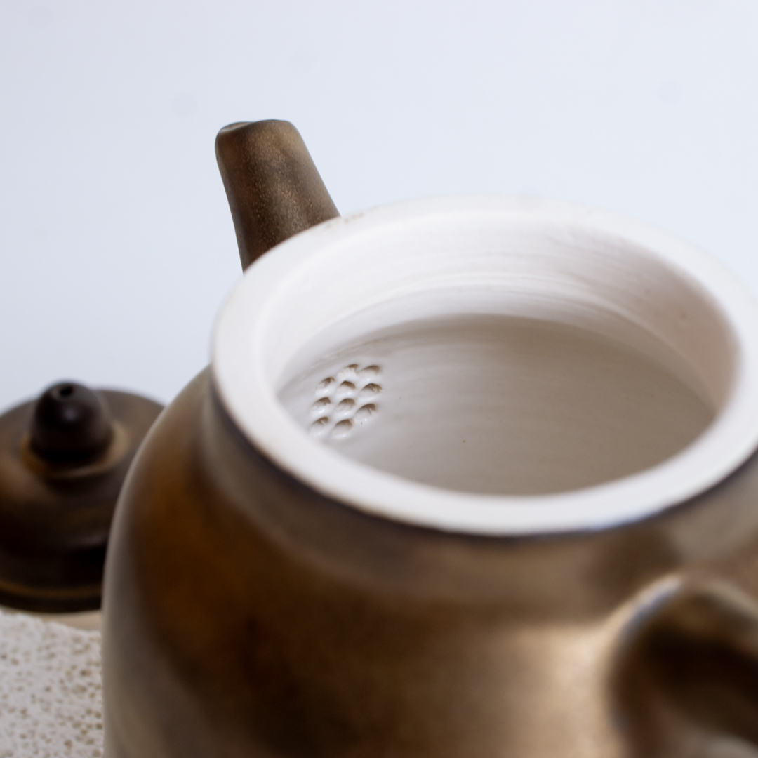 Gilded Big Teapot