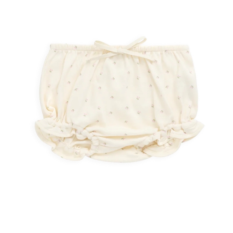 （預購）JAMIEKAY 櫻桃印花蝴蝶結荷葉邊燈籠褲 Organic Cotton Frill Bloomer - Ditsy Cherries