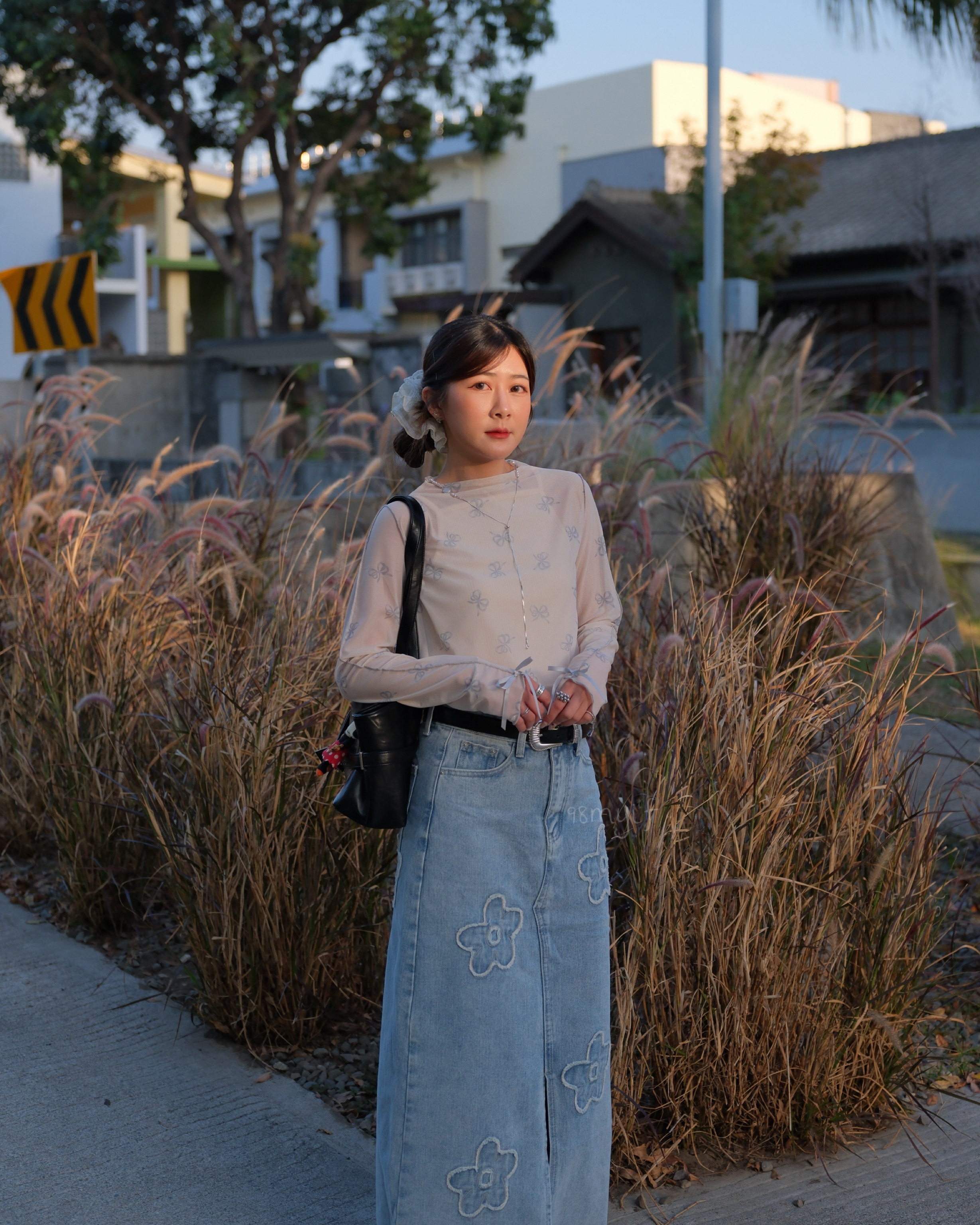 M05 浪漫主義 透膚撞色蝴蝶結內搭