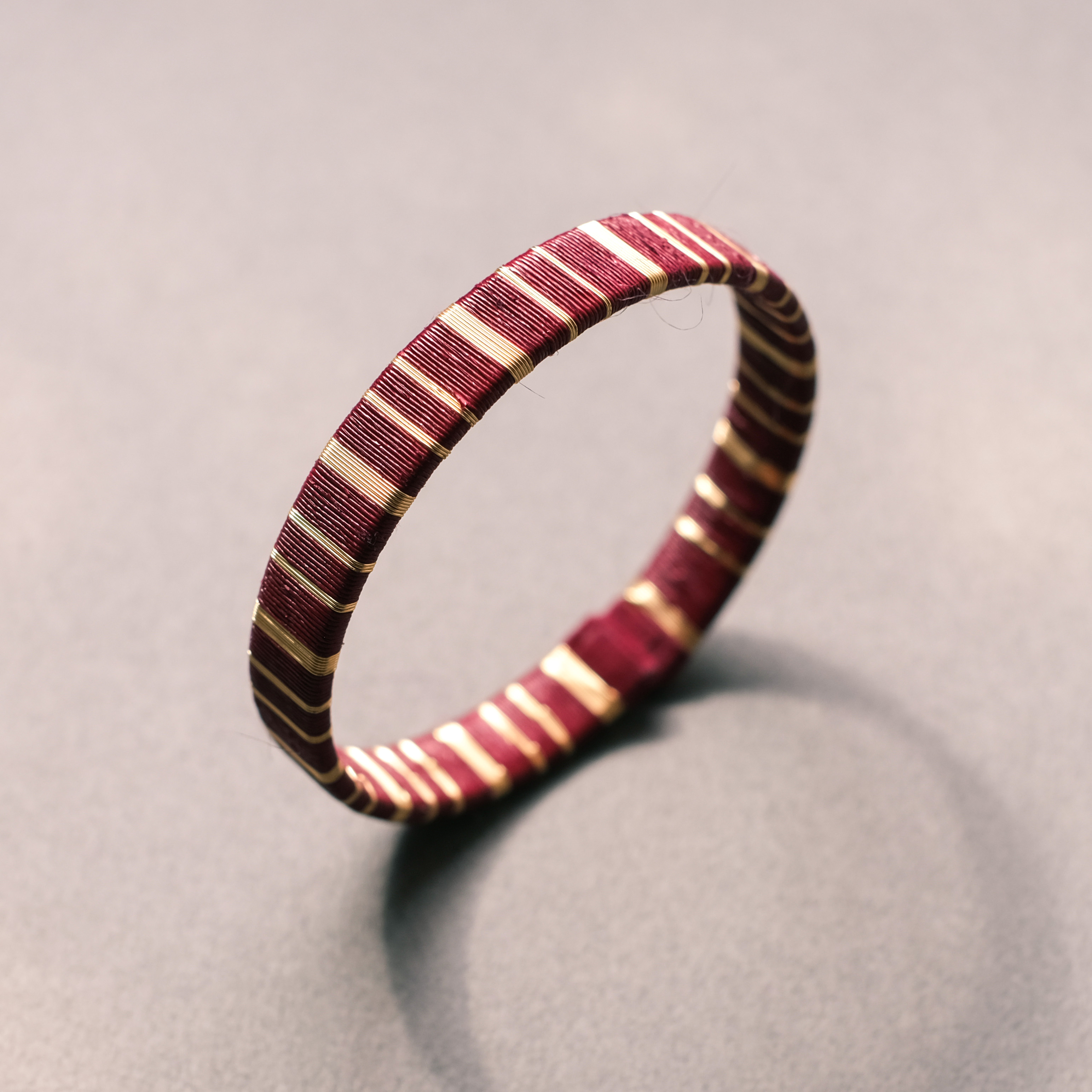 Werregue編織銅手環｜褚紅｜哥倫比亞