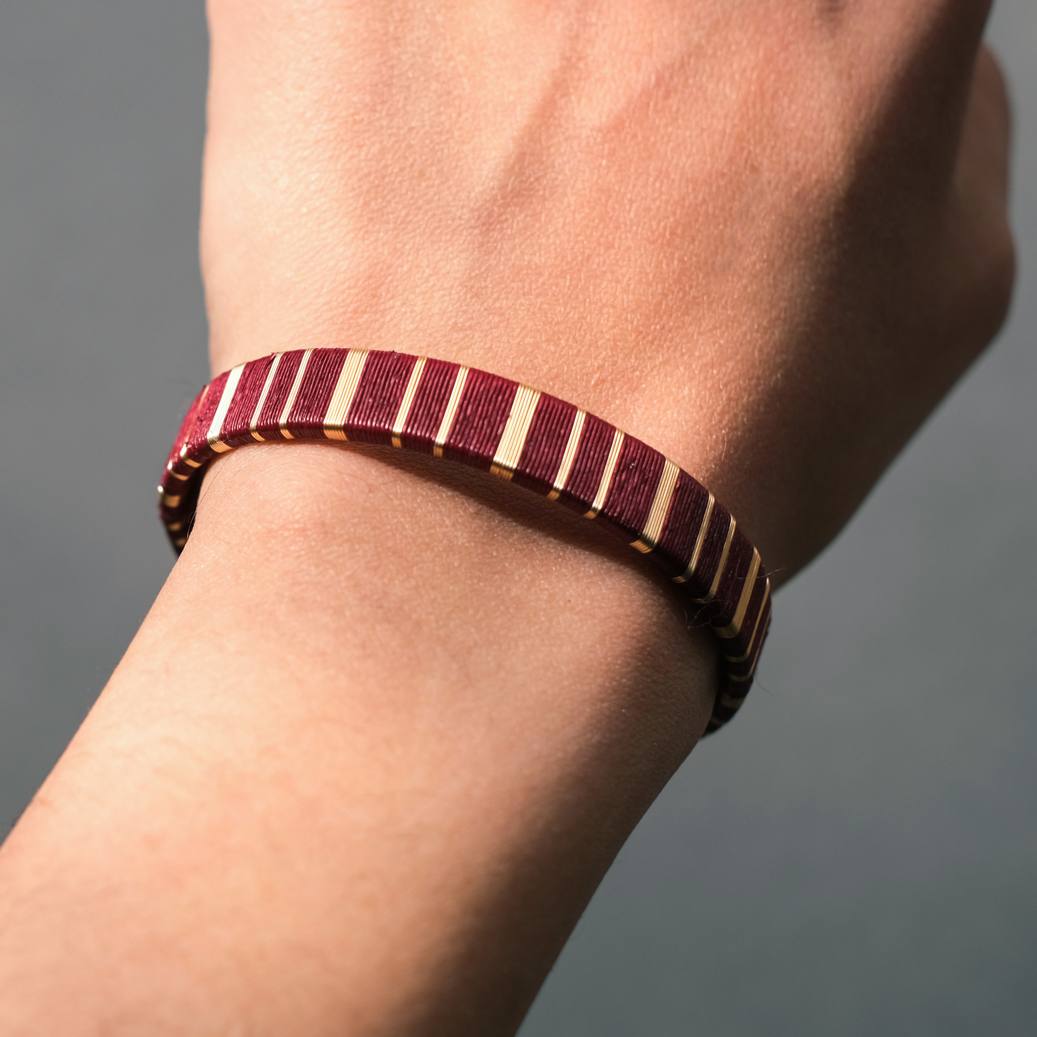 Werregue編織銅手環｜褚紅｜哥倫比亞