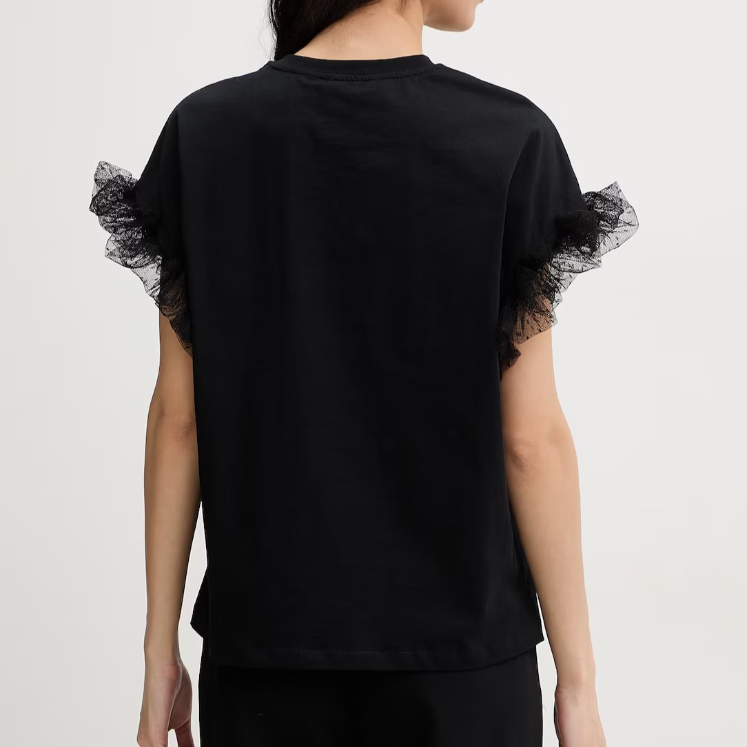 1TS0319-112 [TWINSET] T-Shirt Black #261TP204A (C-EU-E)