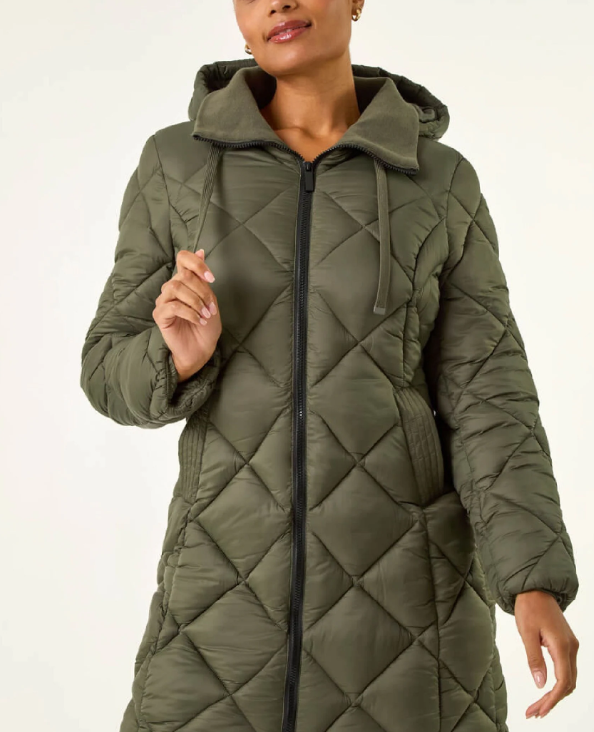 [S] DKNY LODEN SILKY LONG QUILTED PARKA, DLSMPV41-LDN [FINAL SALE] (SD1579)